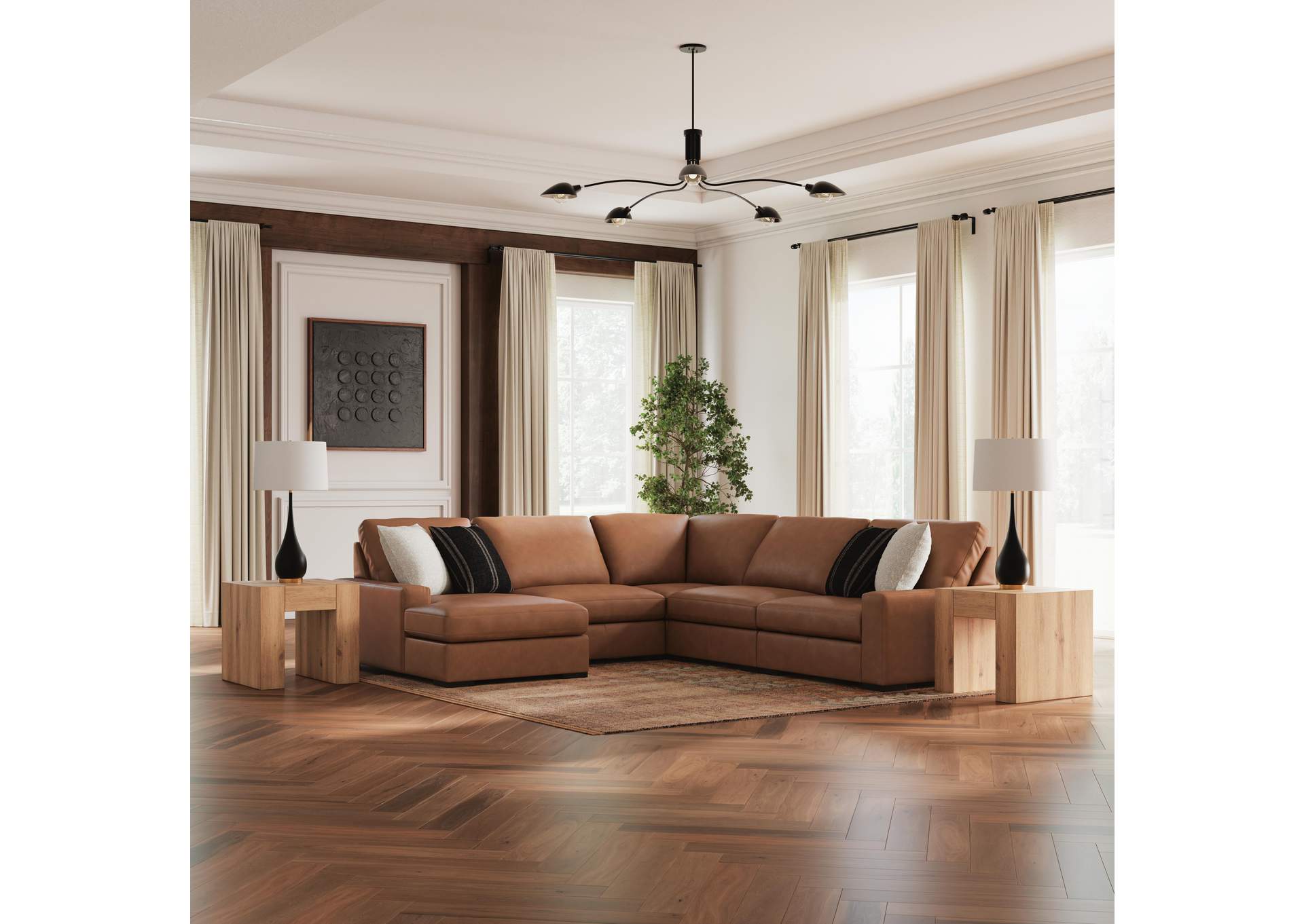 Calden 5-Piece Sectional with Chaise image 5