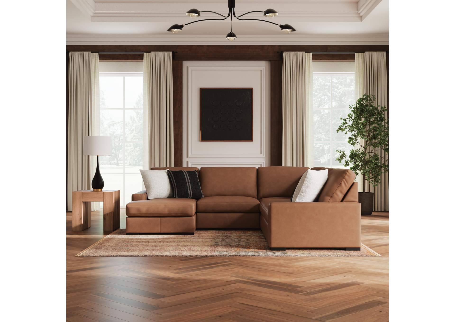 Calden 5-Piece Sectional with Chaise image 3