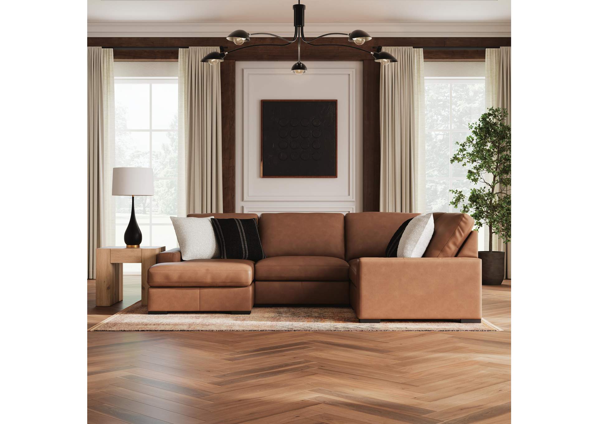 Calden 4-Piece Sectional with Chaise image 2