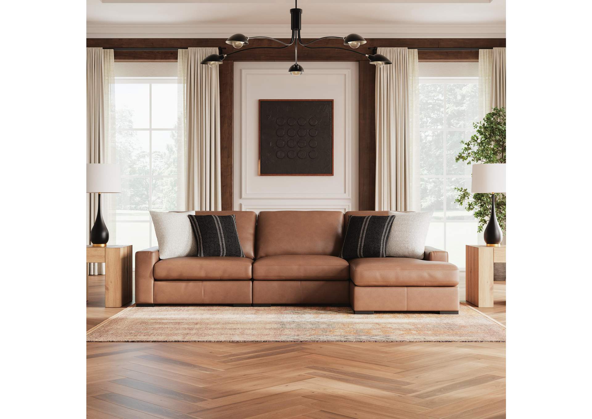Calden 3-Piece Sectional with Chaise image 2