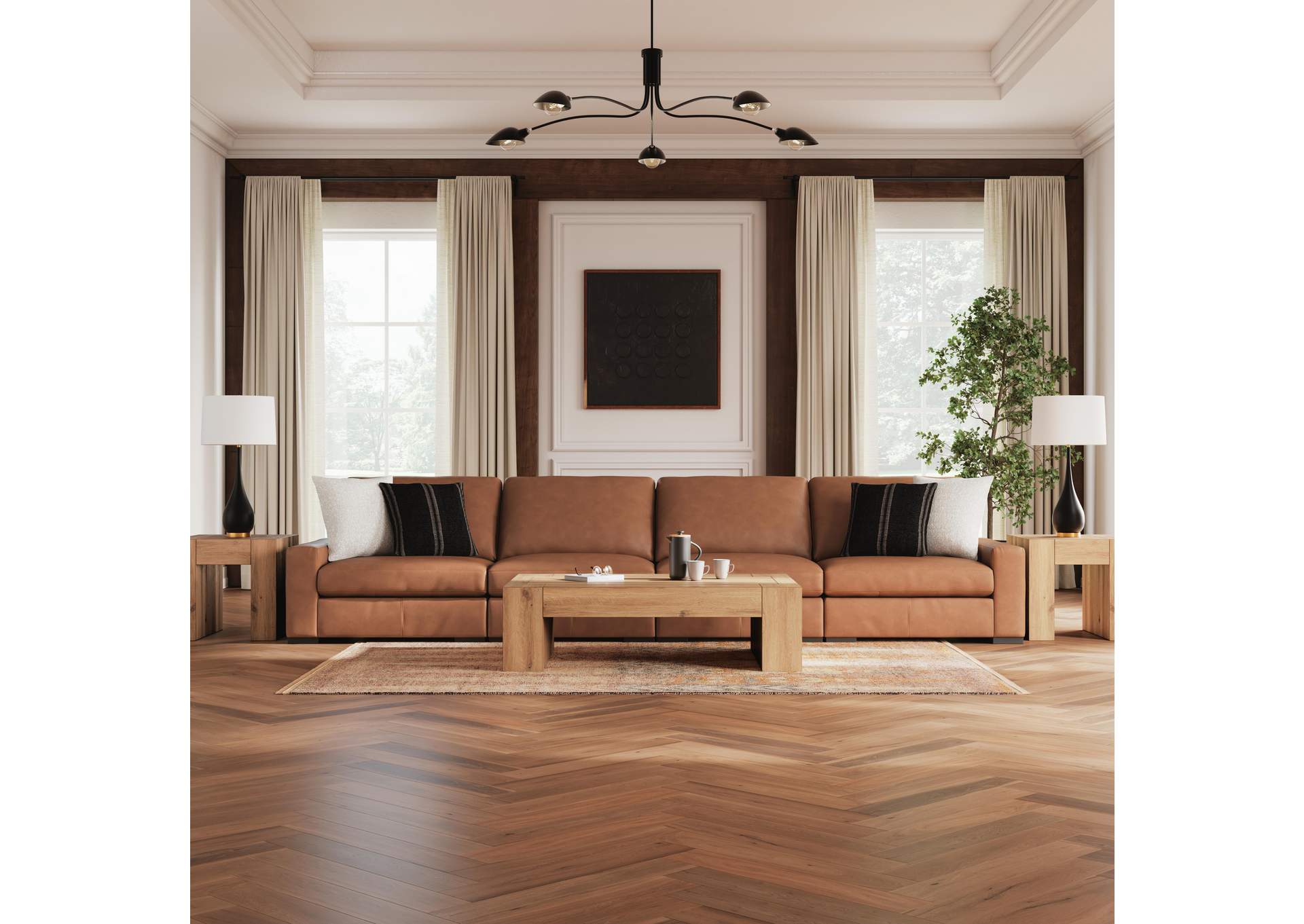 Calden 4-Piece Sectional Sofa image 2