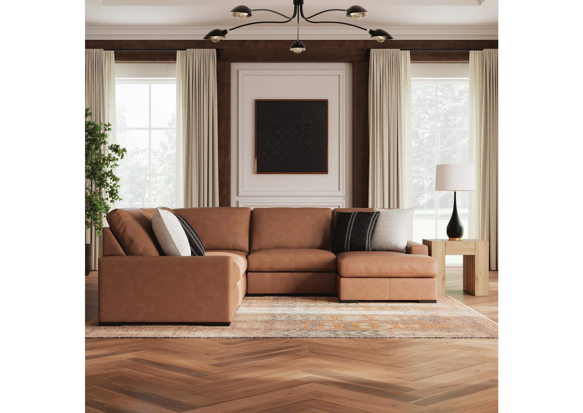 Calden 5-Piece Sectional with Chaise image 3