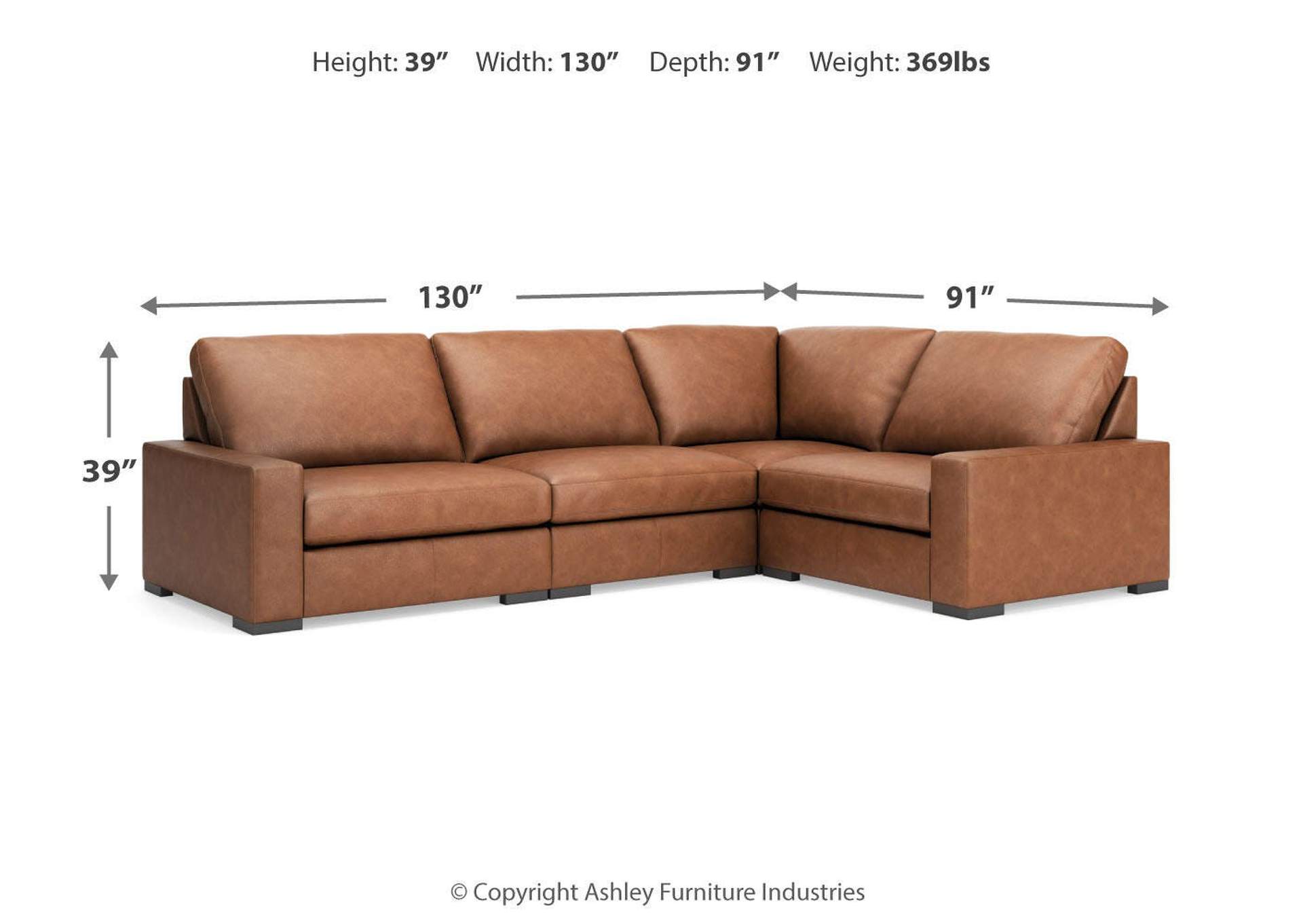 Calden 4-Piece Sectional image 8