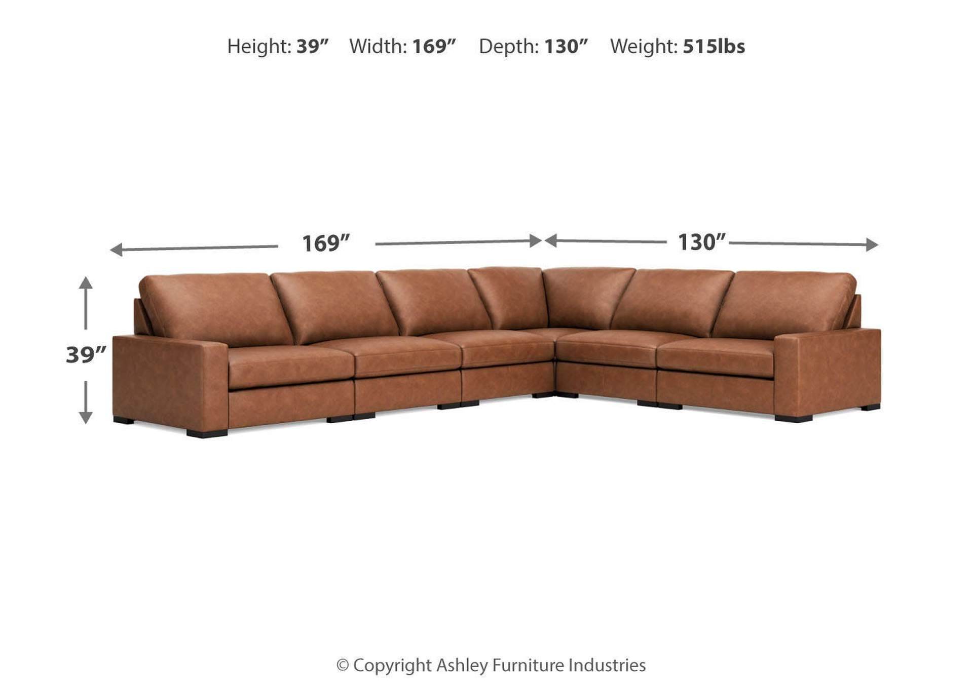 Calden 6-Piece Sectional image 7