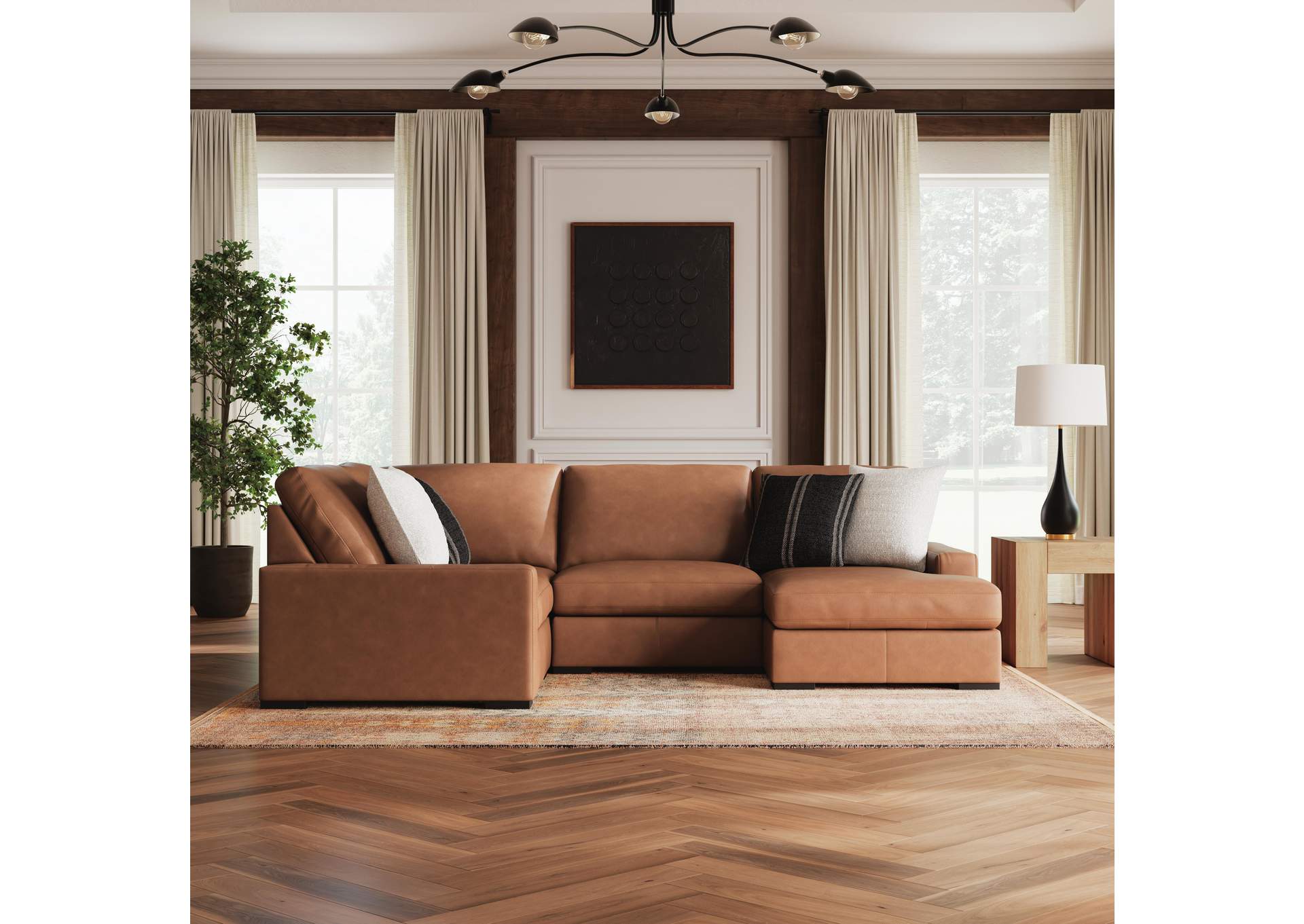 Calden 4-Piece Sectional with Chaise image 2