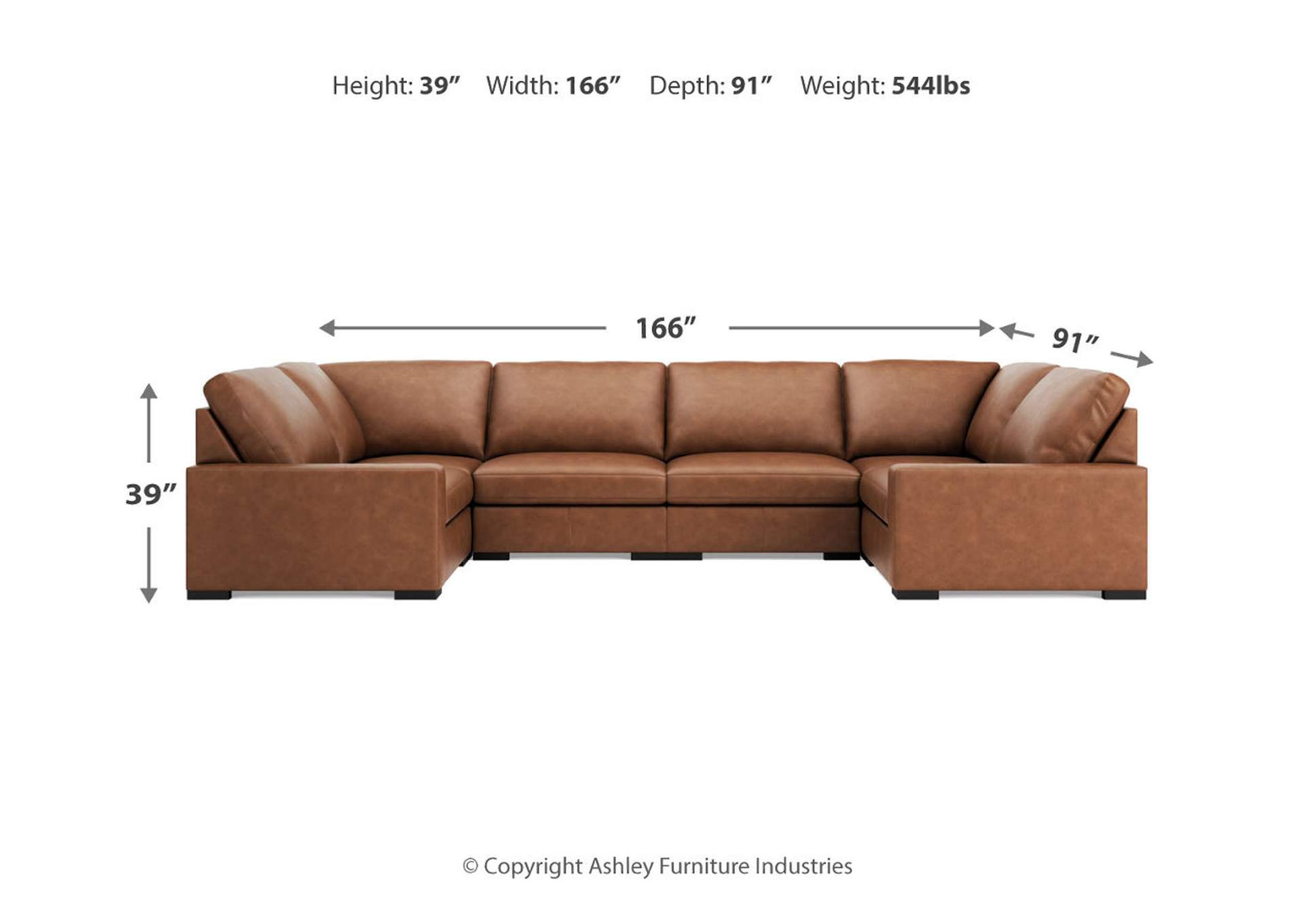 Calden 6-Piece Sectional image 7