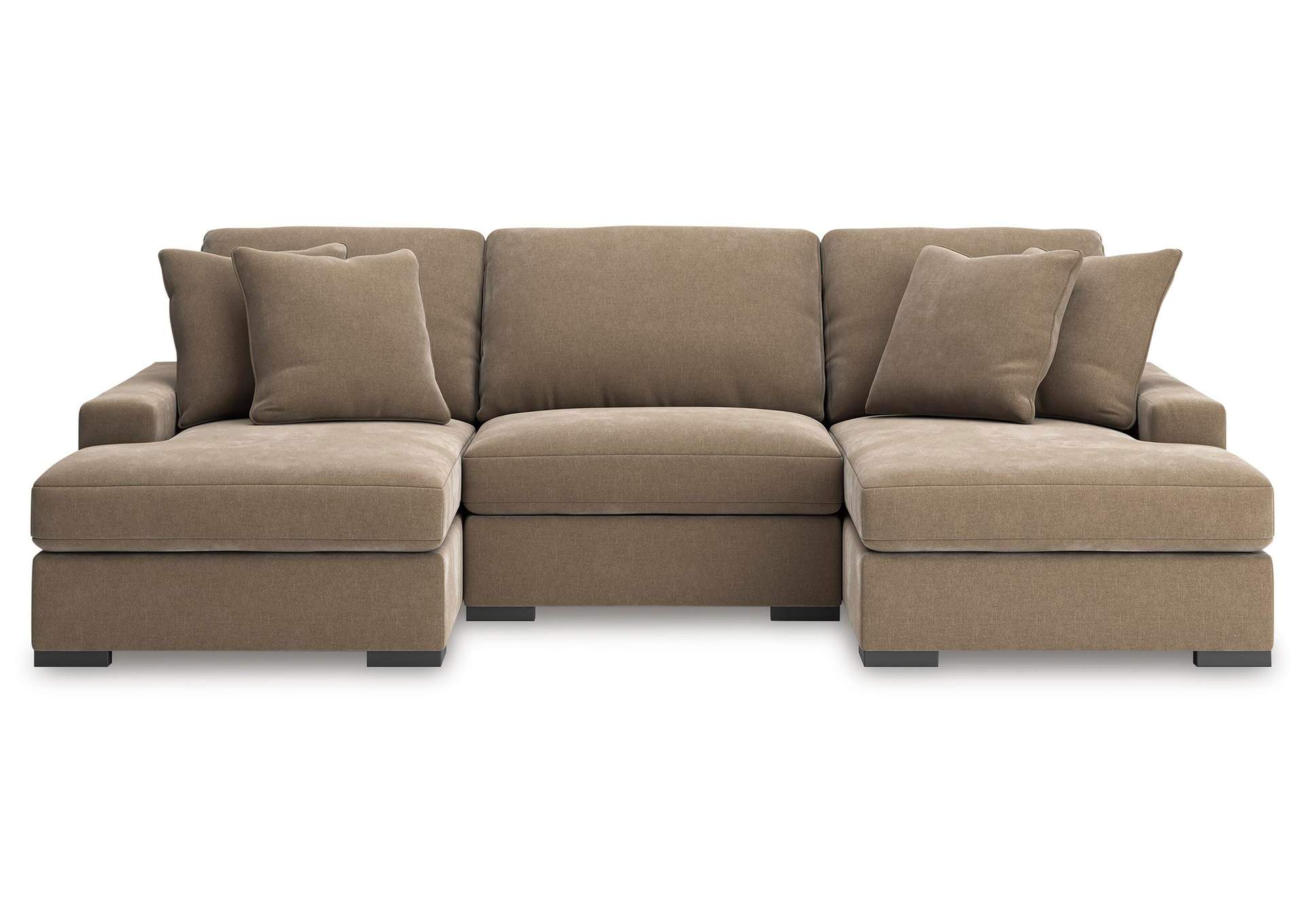 Calden 3-Piece Sectional with Double Chaise image 1