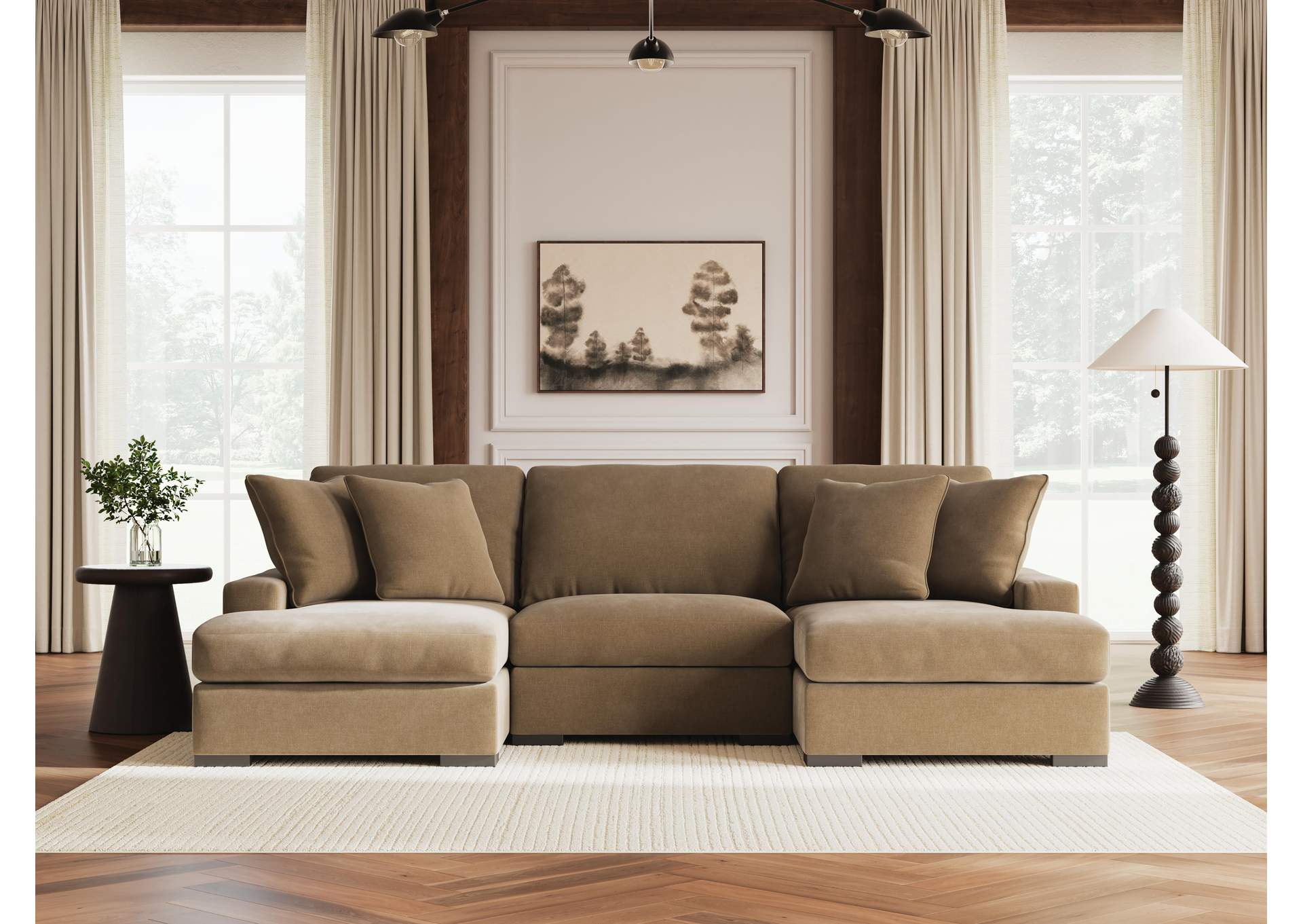 Calden 3-Piece Sectional with Double Chaise image 12