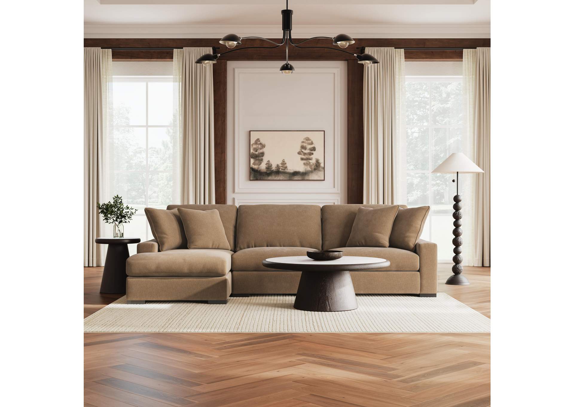 Calden 3-Piece Sectional with Chaise image 2
