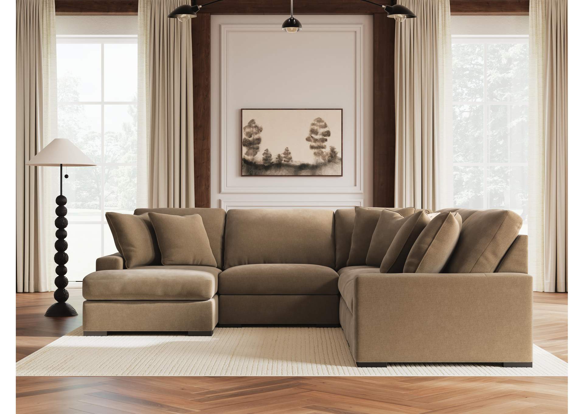 Calden 5-Piece Sectional with Chaise image 2