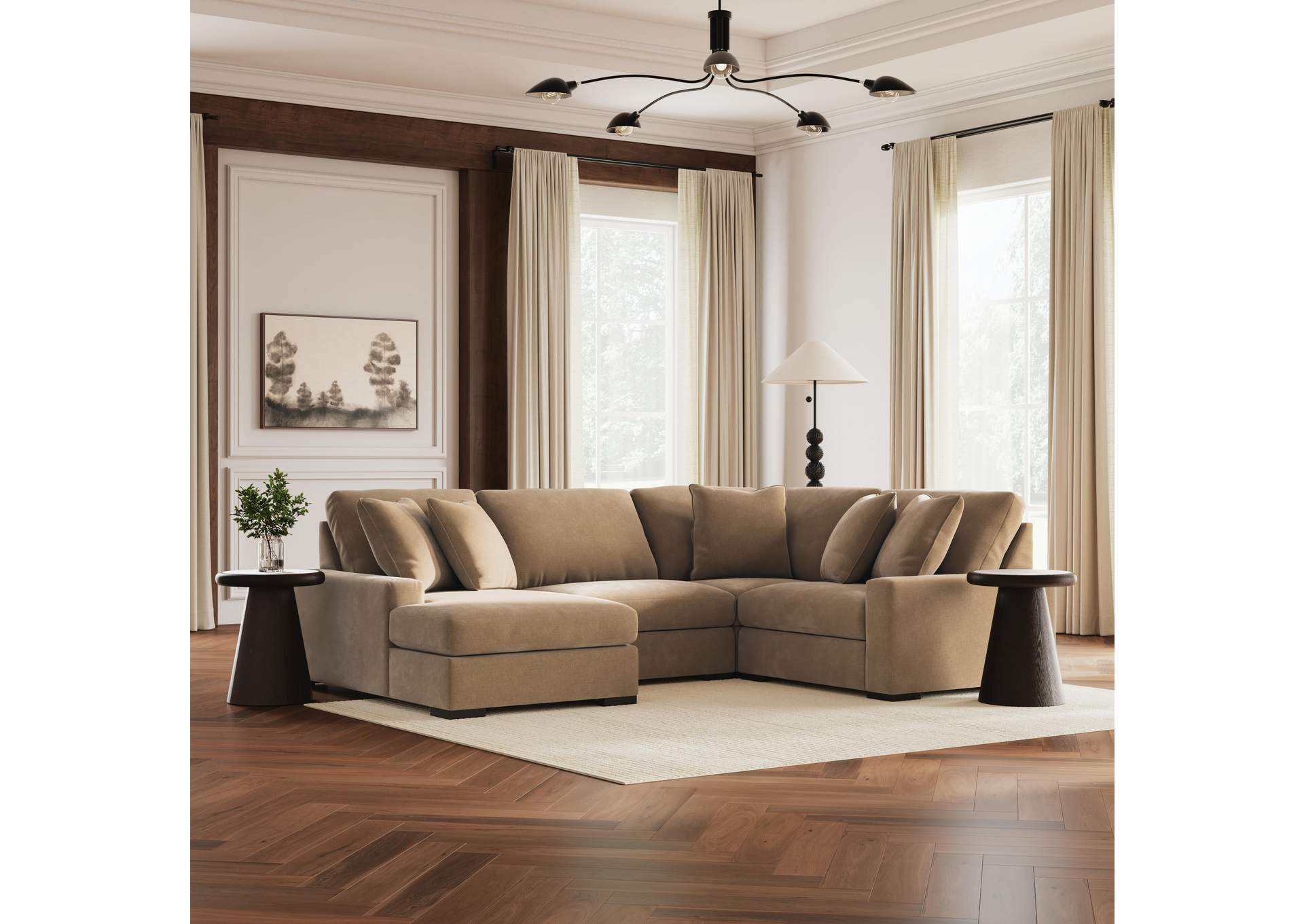 Calden 4-Piece Sectional with Chaise image 3