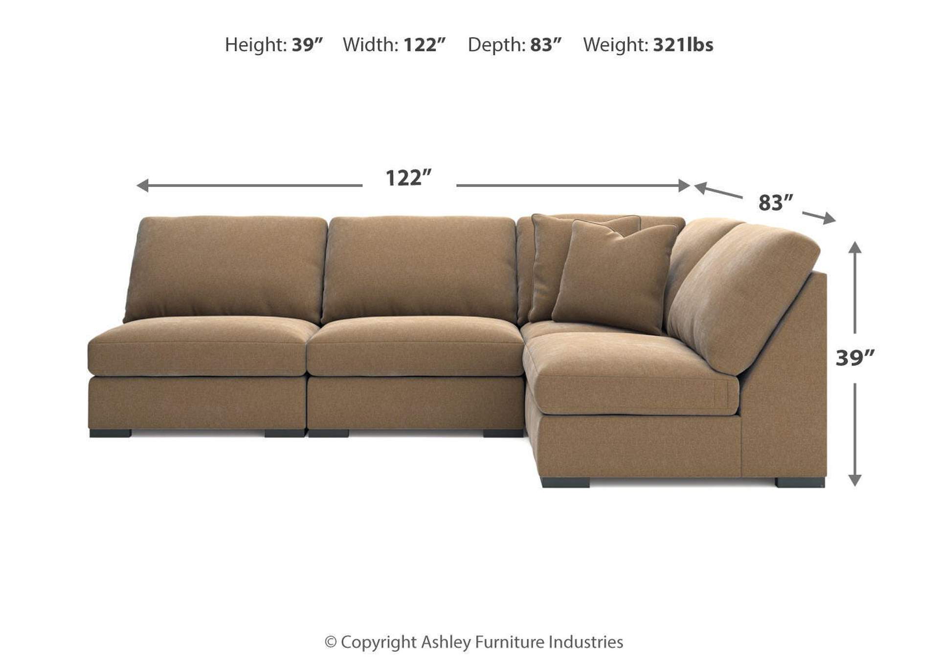 Calden 4-Piece Sectional image 4