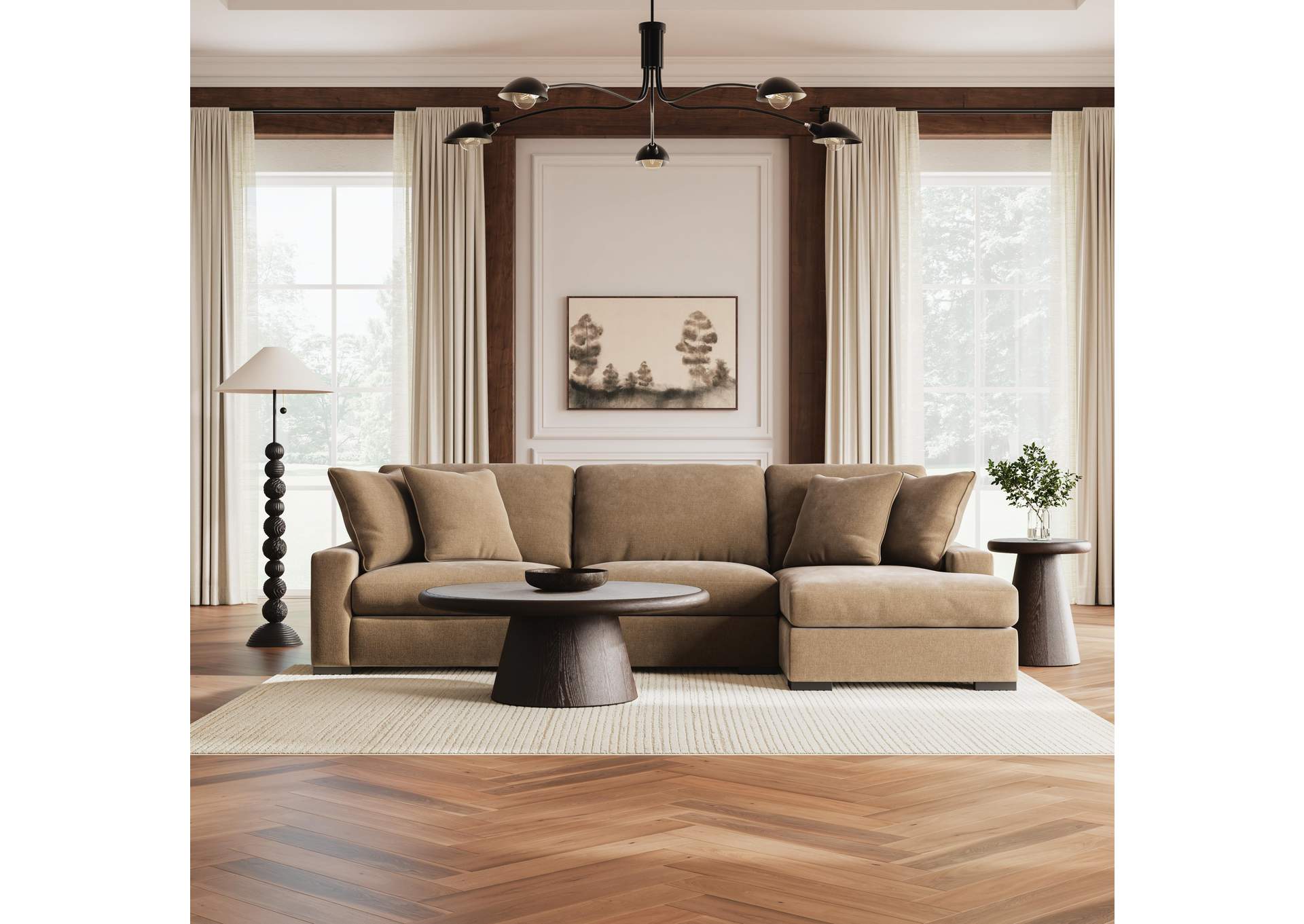 Calden 3-Piece Sectional with Chaise image 2