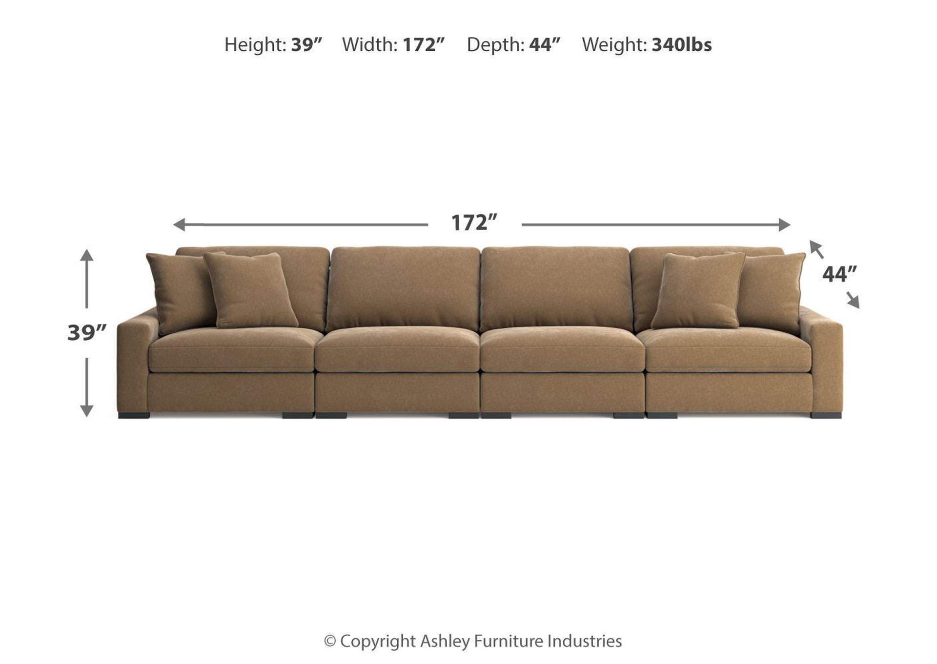Calden 4-Piece Sectional Sofa image 9
