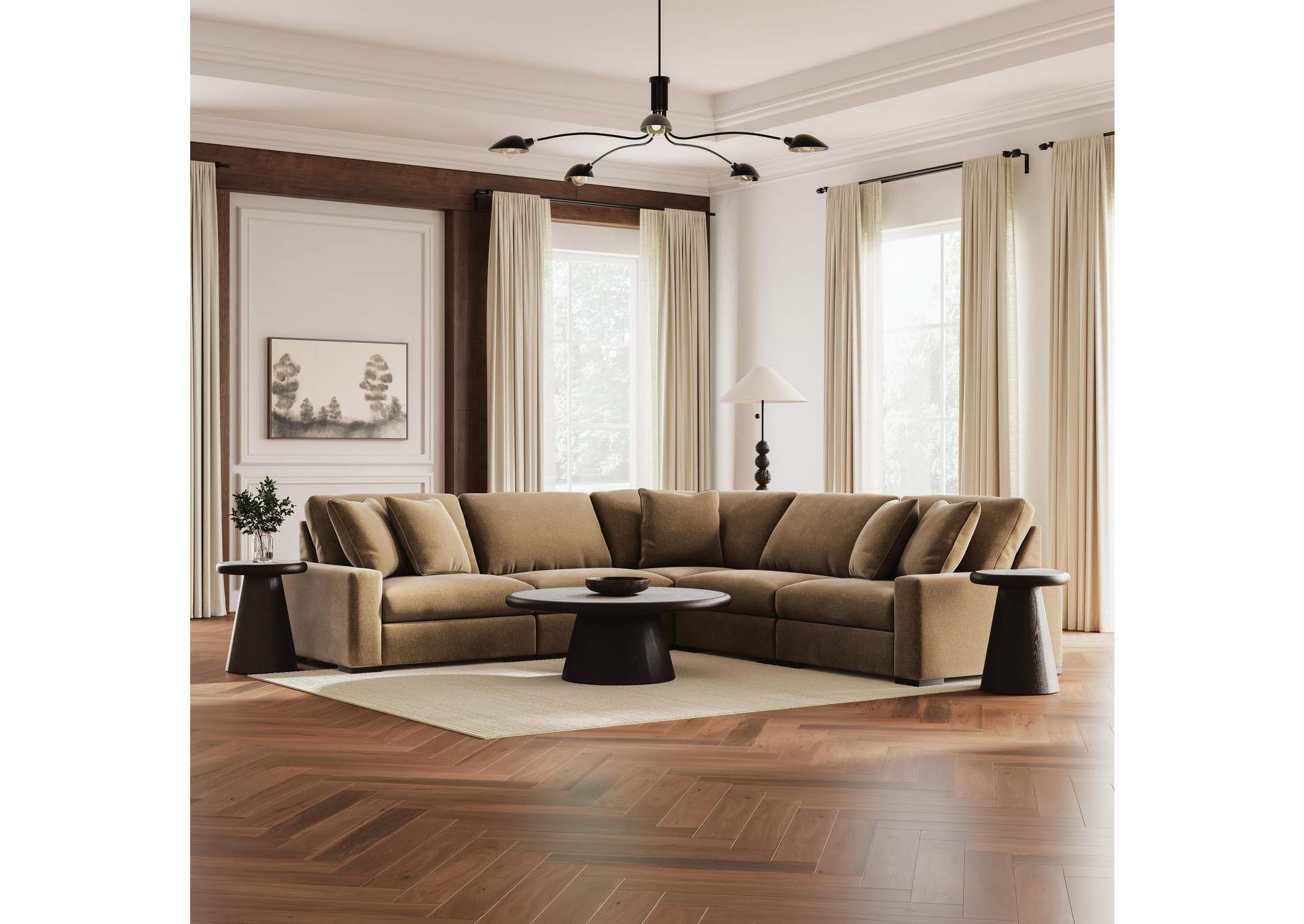 Calden 5-Piece Sectional image 3