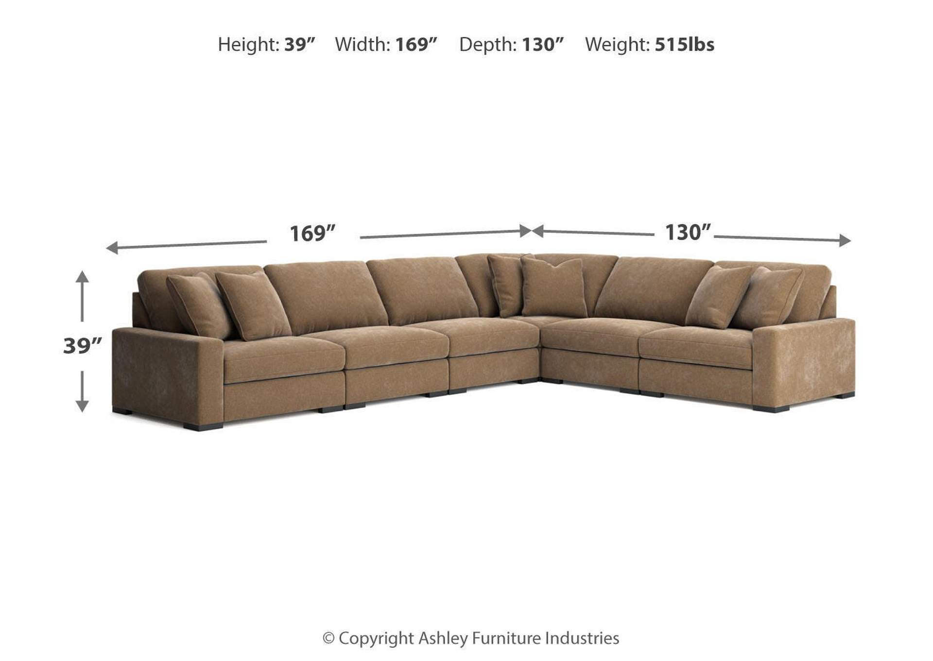Calden 6-Piece Sectional image 5