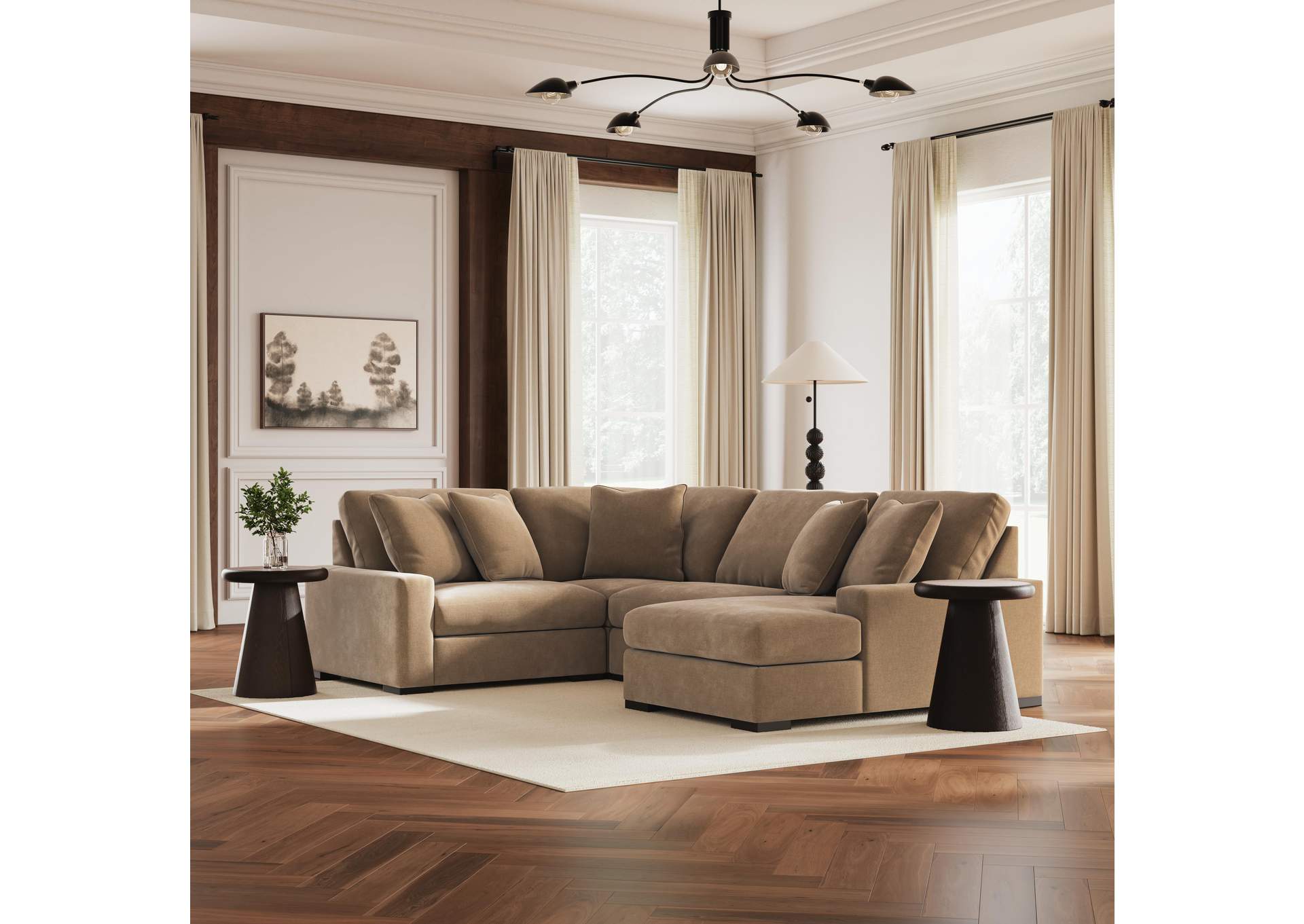 Calden 4-Piece Sectional with Chaise image 3