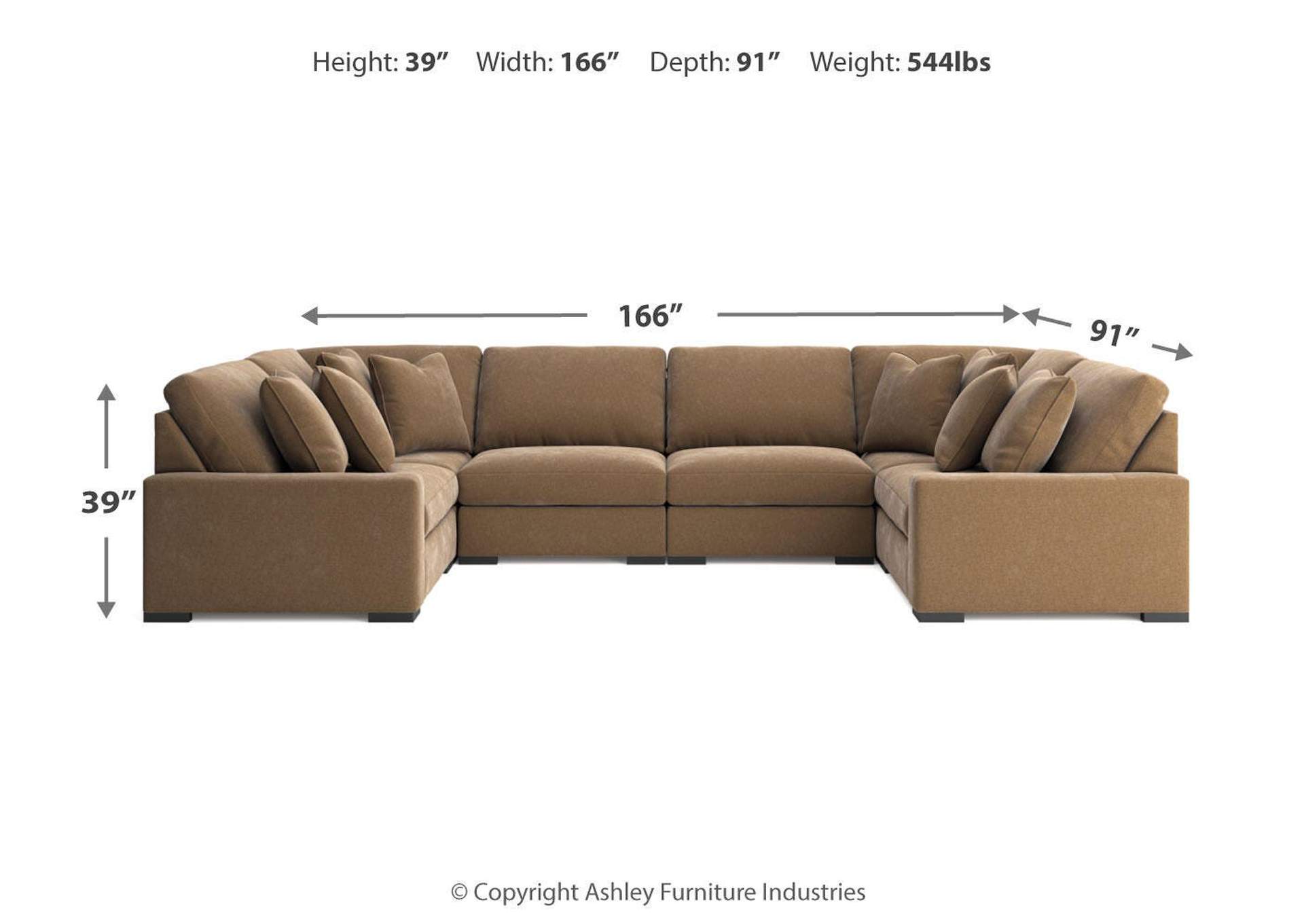 Calden 6-Piece Sectional image 5