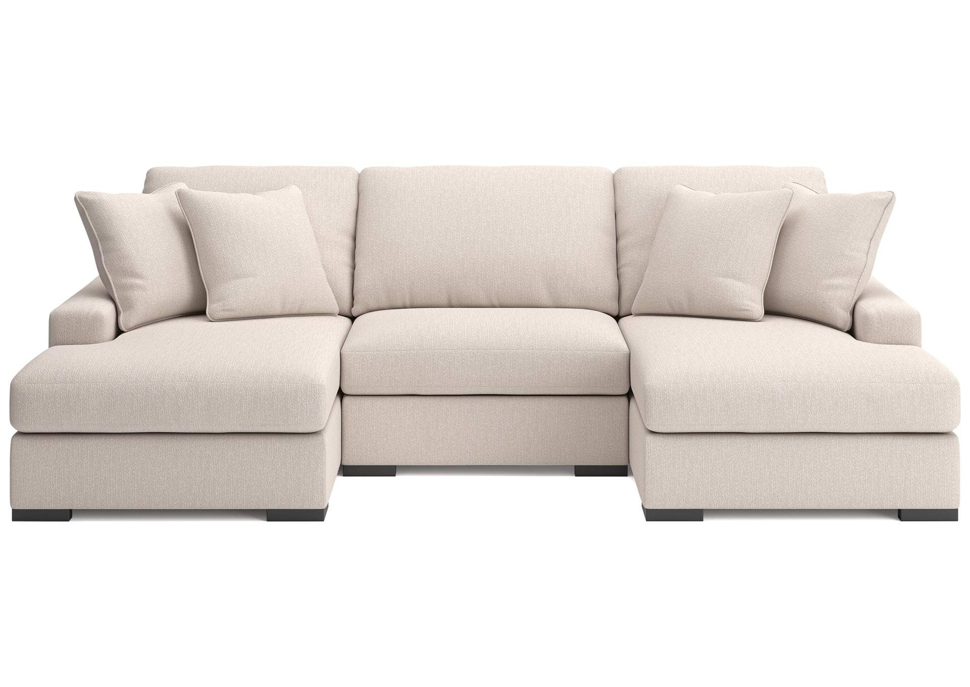 Calden 3-Piece Sectional with Double Chaise image 1