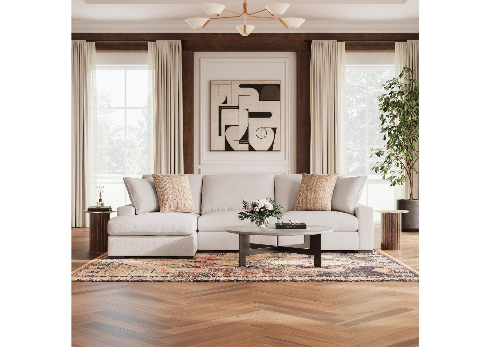 Calden 3-Piece Sectional with Chaise image 2