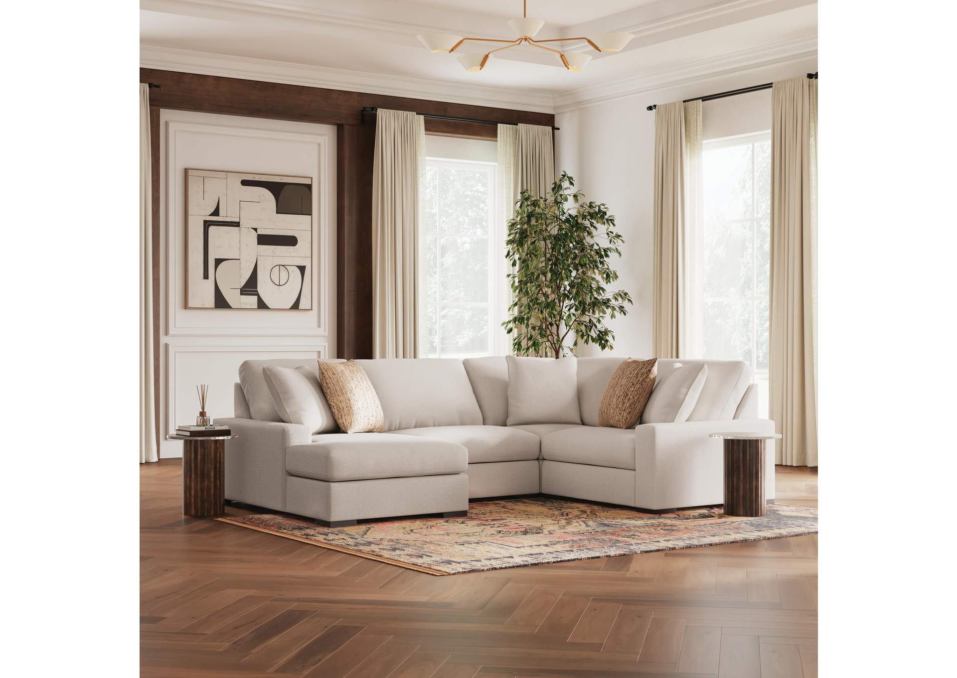 Calden 4-Piece Sectional with Chaise image 3