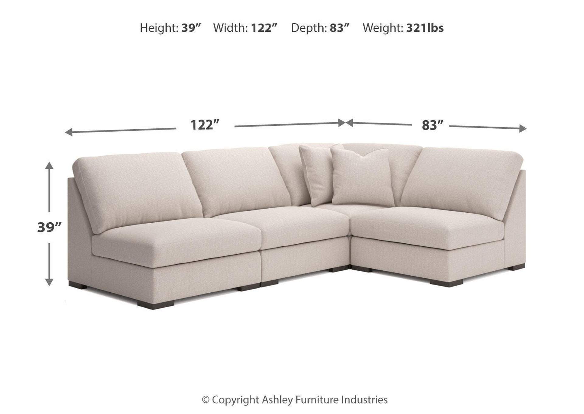 Calden 4-Piece Sectional image 4