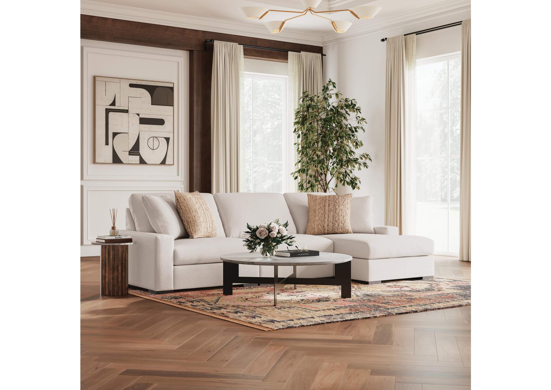 Calden 3-Piece Sectional with Chaise image 3