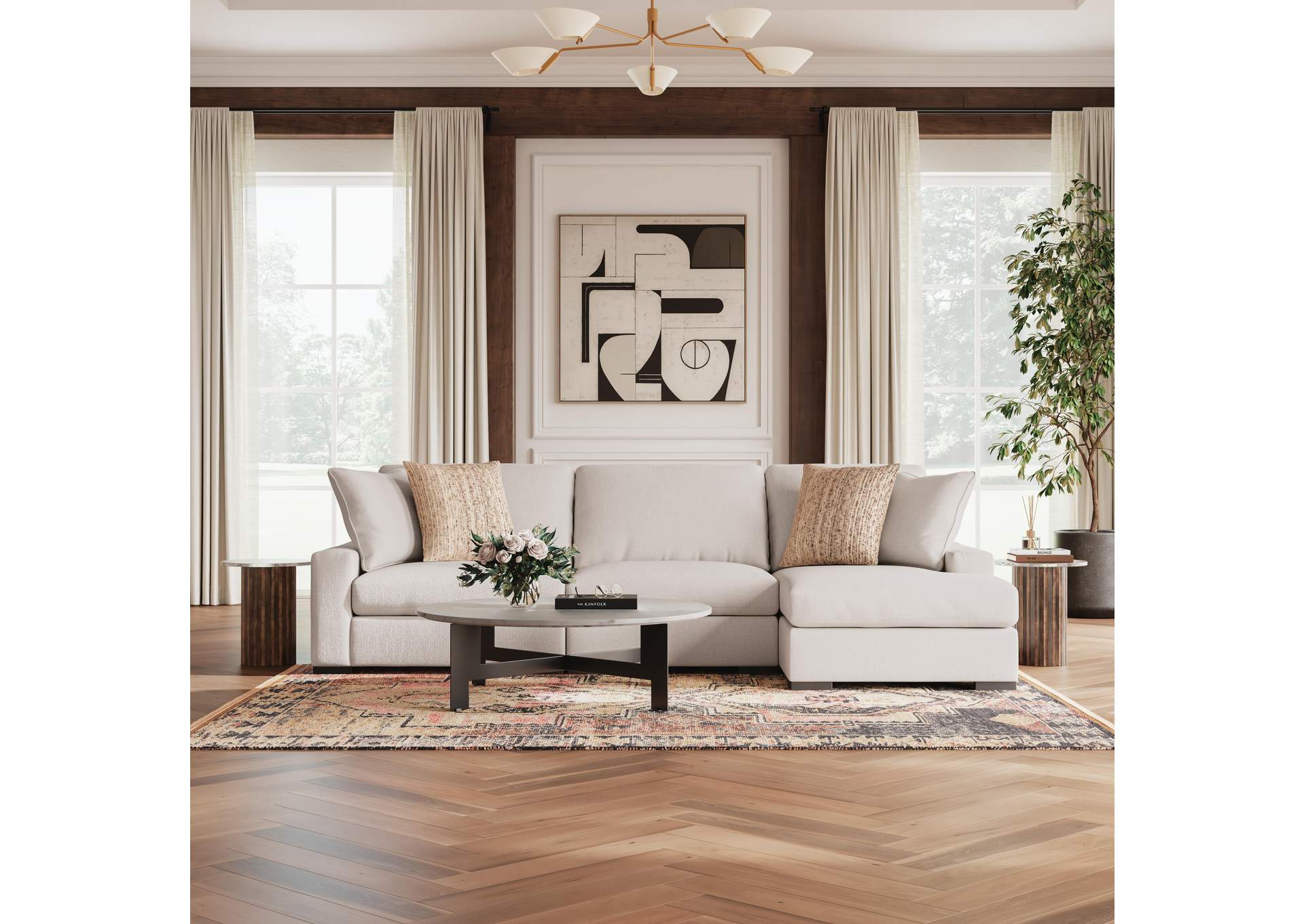 Calden 3-Piece Sectional with Chaise image 2