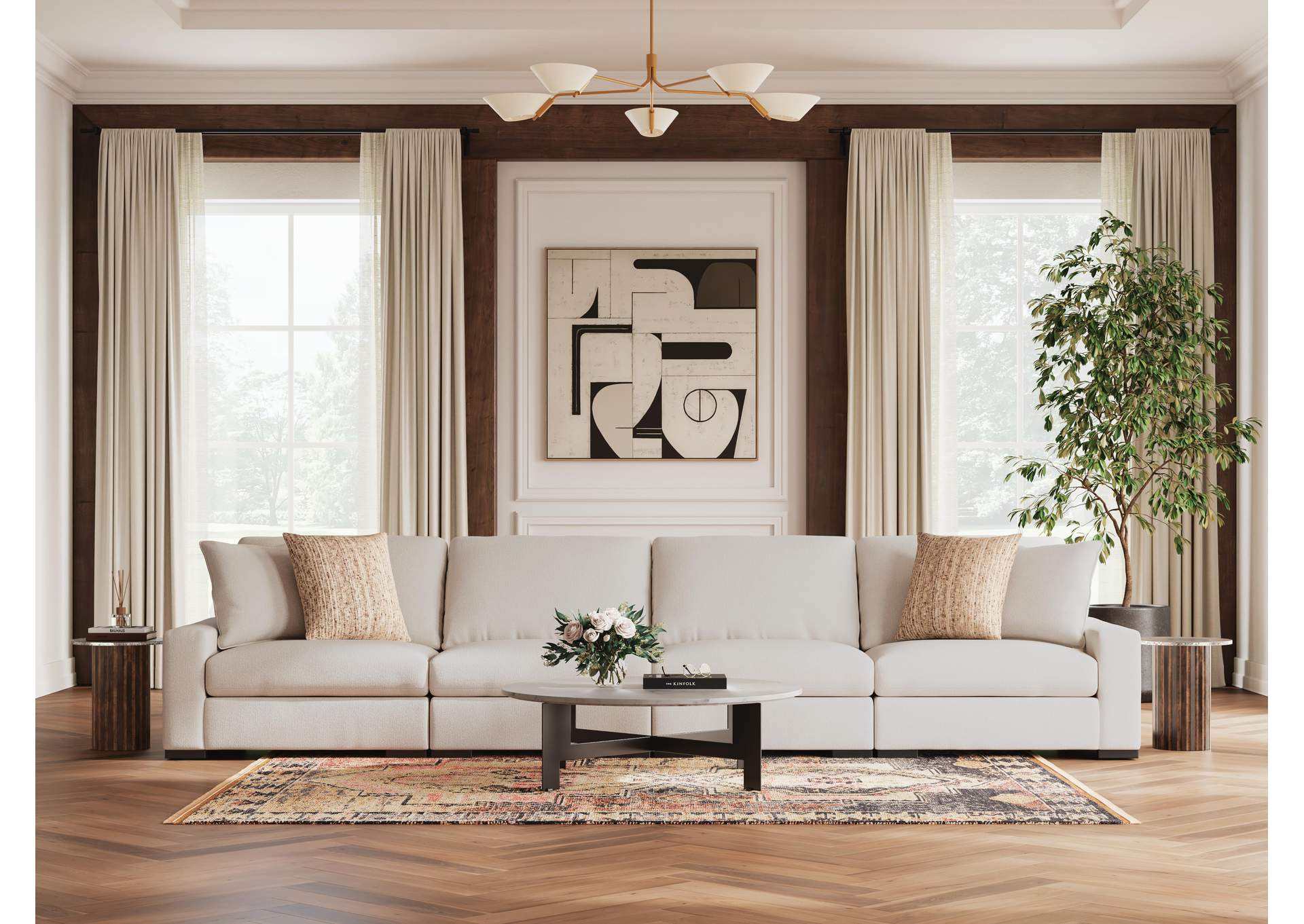 Calden 4-Piece Sectional Sofa image 3