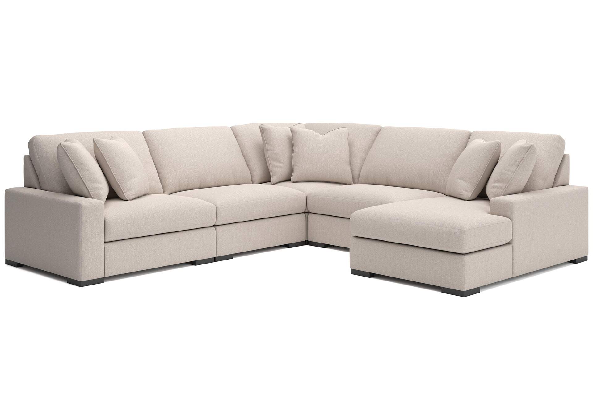 Calden 5-Piece Sectional with Chaise image 5