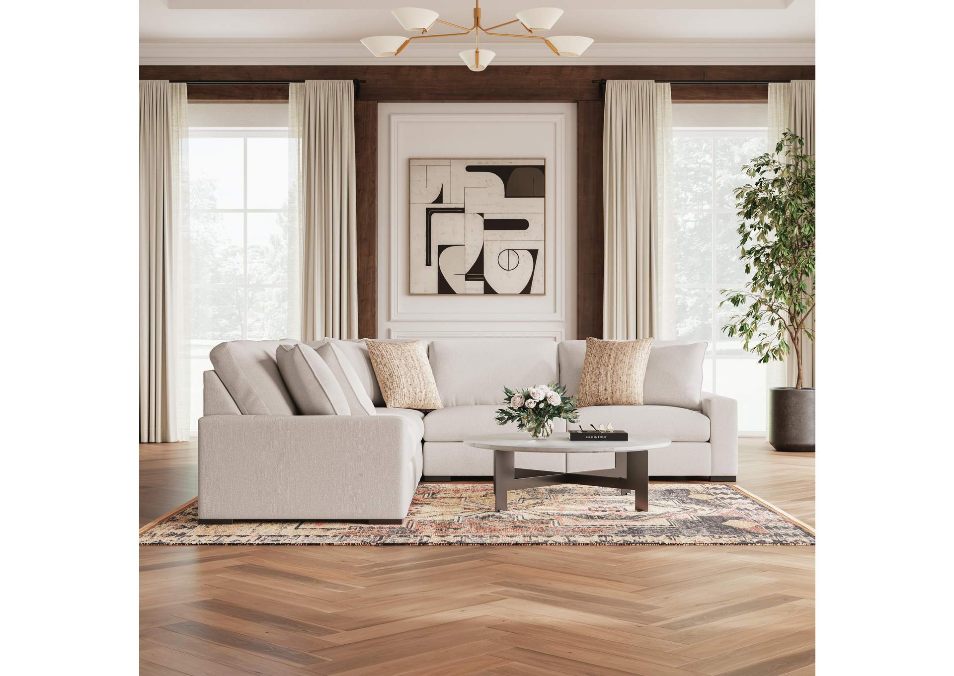 Calden 5-Piece Sectional image 2