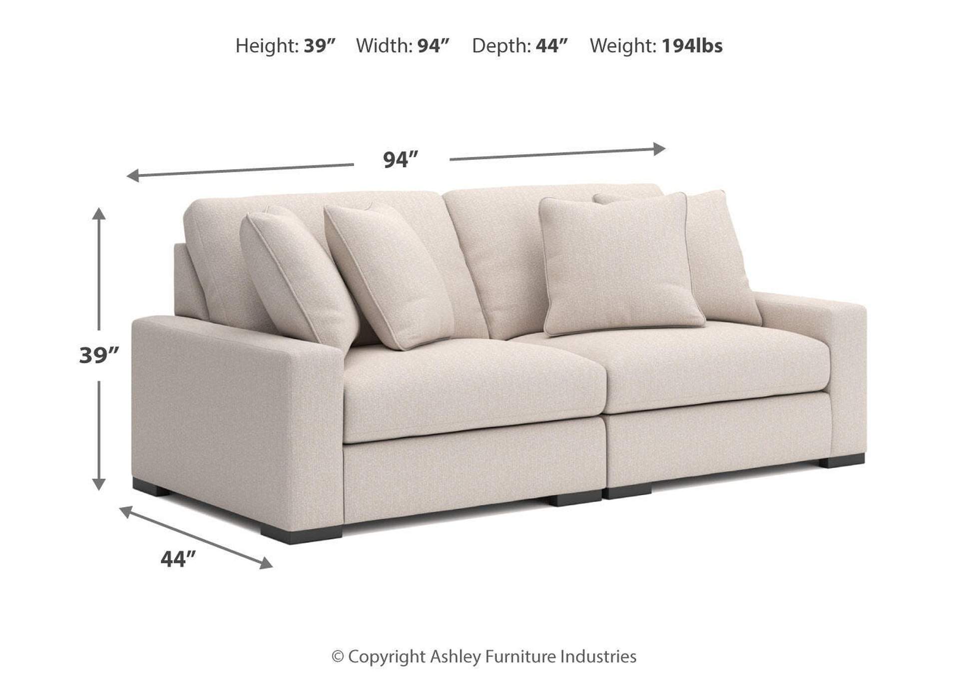 Calden 2-Piece Sectional Sofa image 7