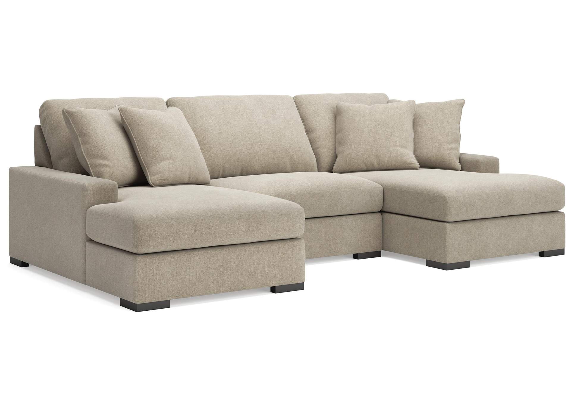 Calden 3-Piece Sectional with Double Chaise image 1