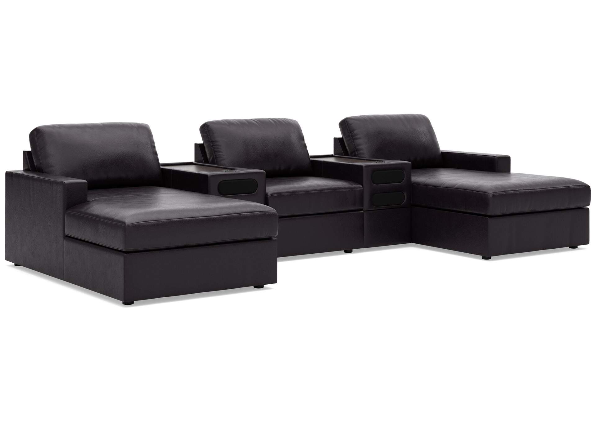 Modmax II 5-Piece Double Chaise Sectional with Audio Consoles image 1