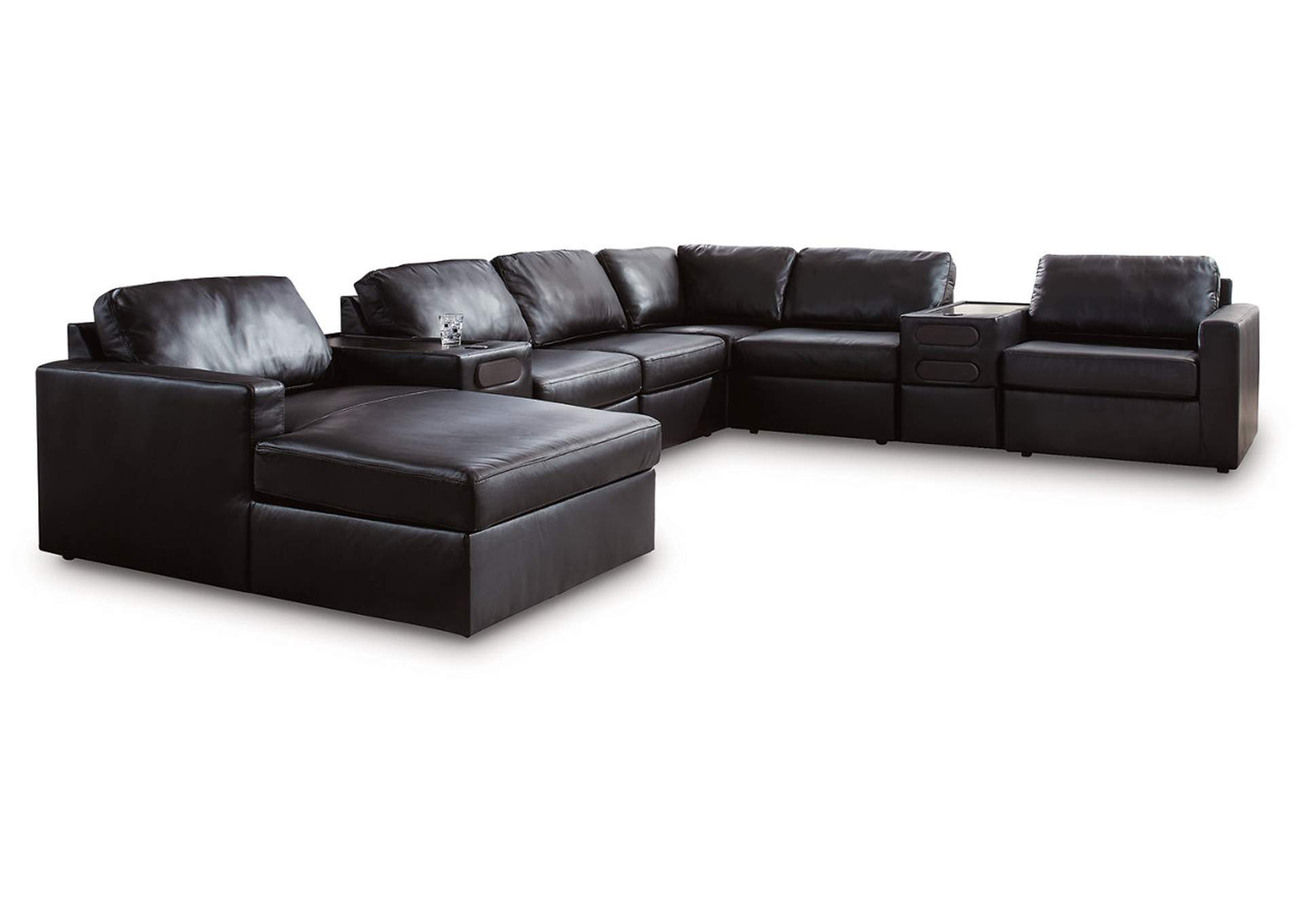 ModMax II 8-Piece Sectional with Chaise and Audio Consoles image 1
