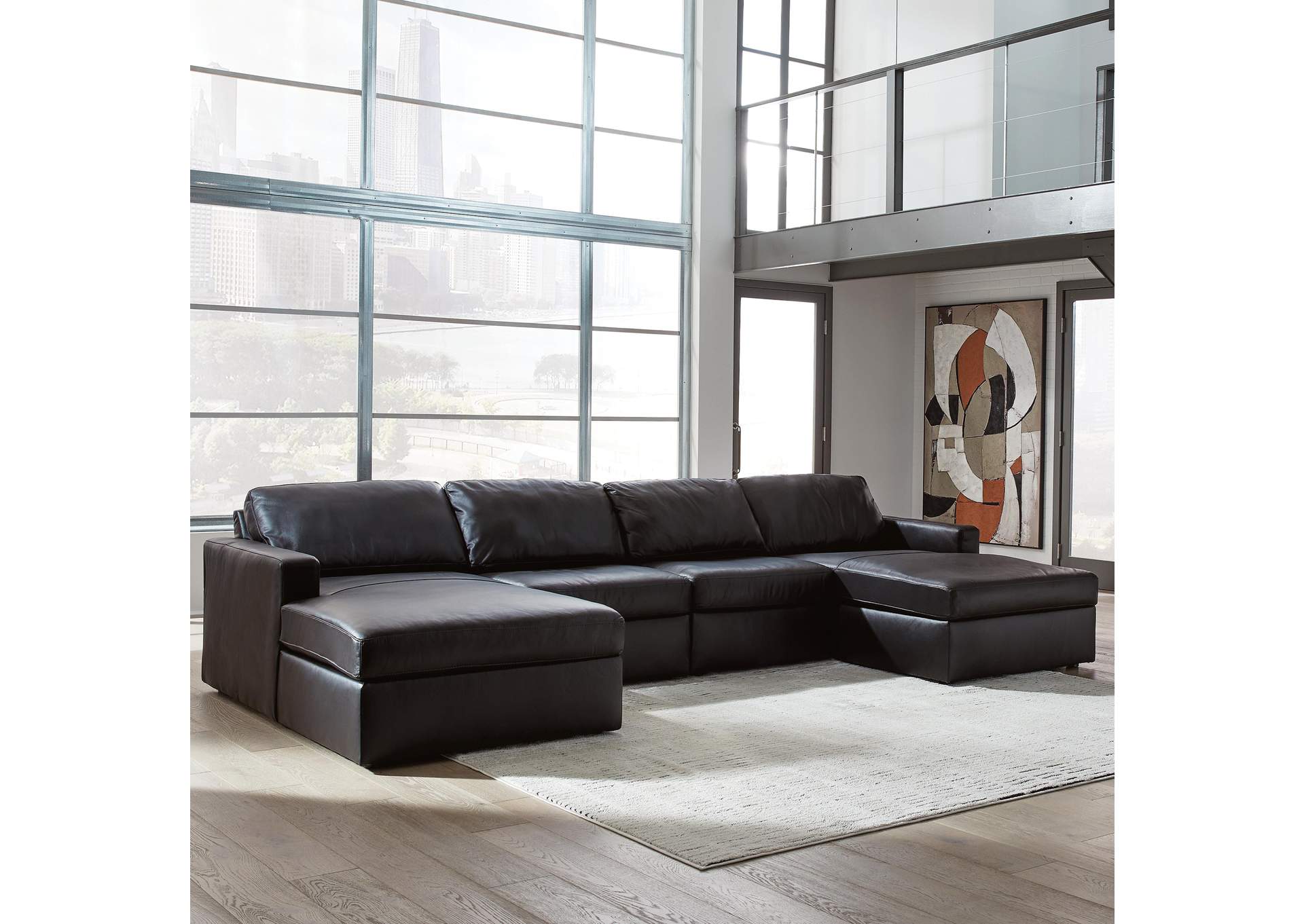 Modmax II 4-Piece Double Chaise Sectional image 6