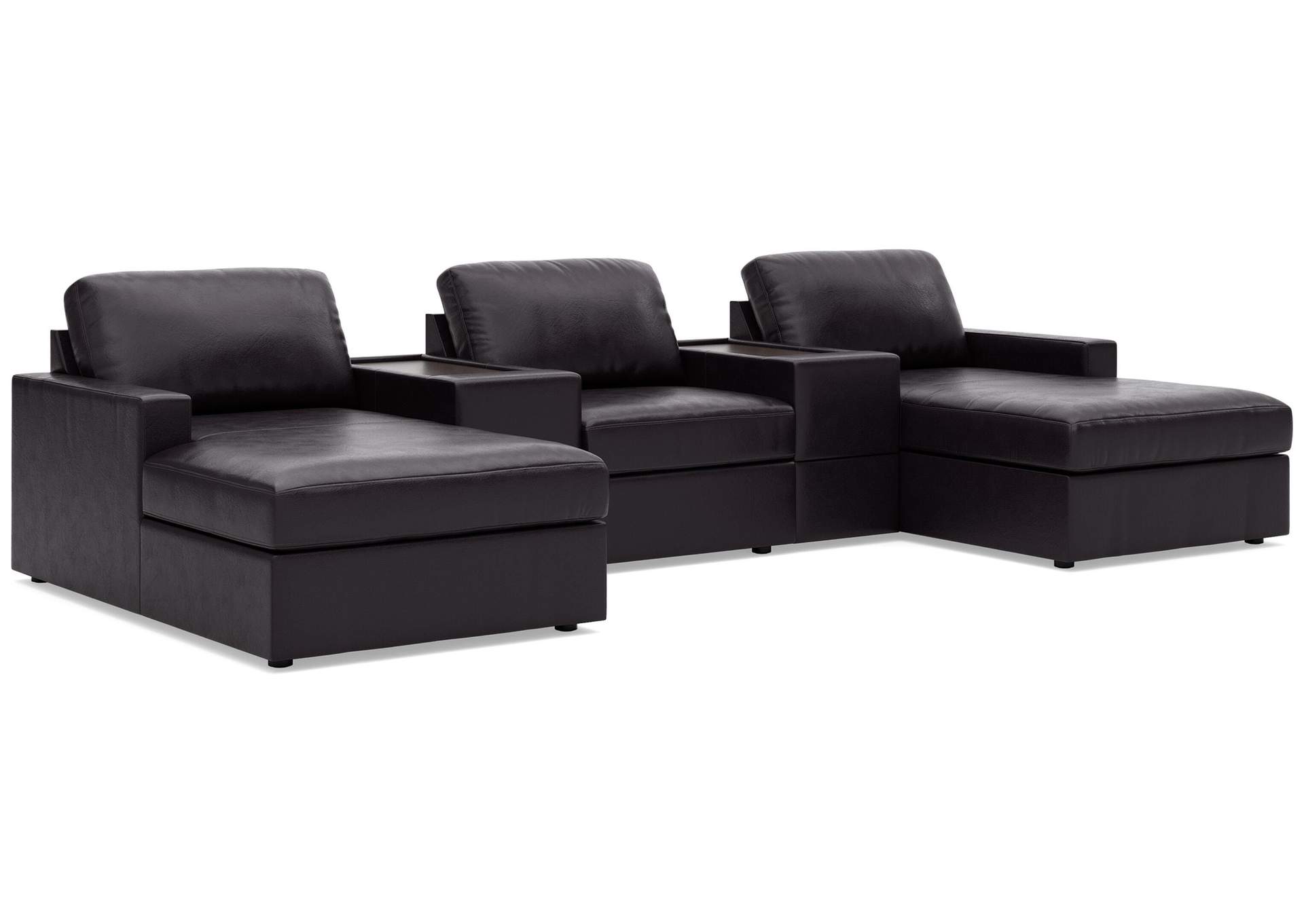 Modmax II 5-Piece Double Chaise Sectional with Storage Consoles image 1
