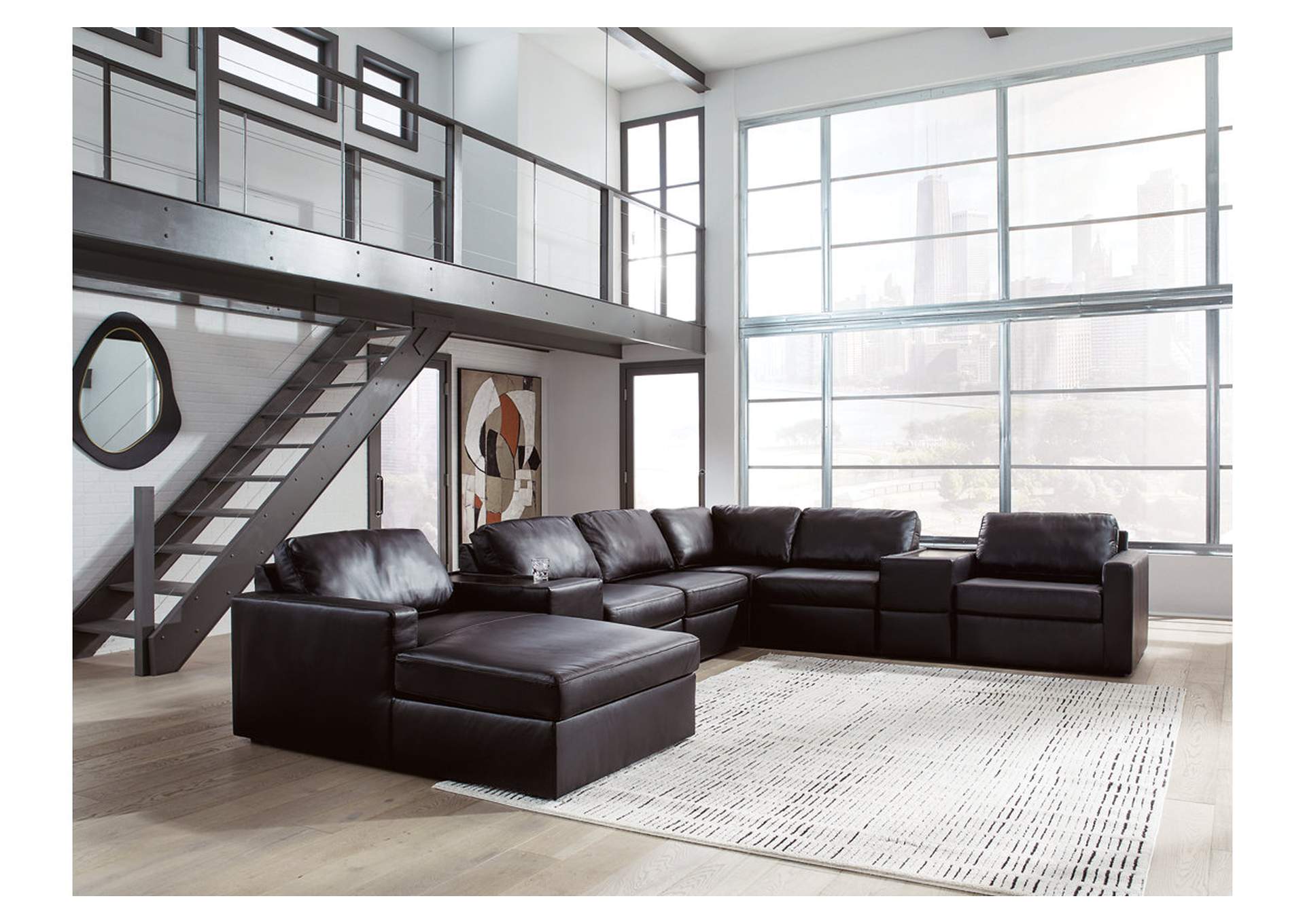 ModMax II 8-Piece Sectional with Chaise and Storage Consoles image 2
