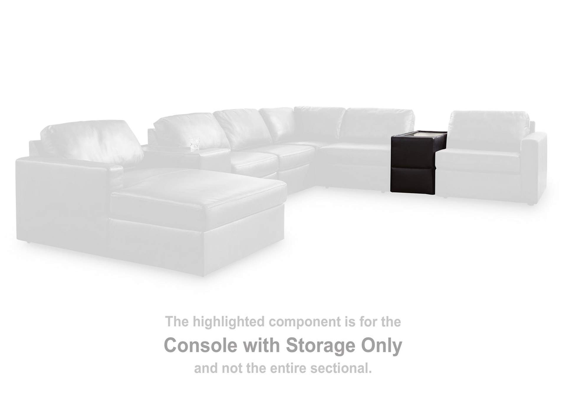 ModMax II 7-Piece Balanced Sectional with Audio and Storage Consoles image 2