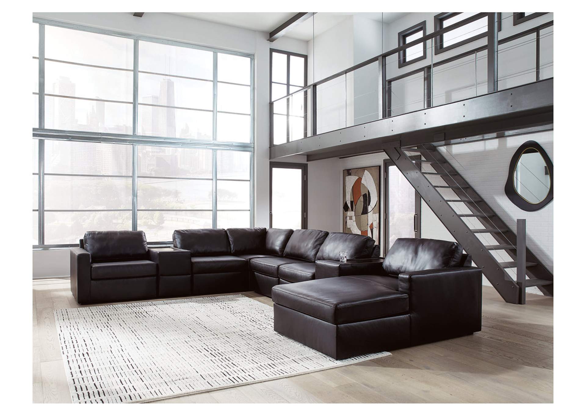 ModMax II 8-Piece Sectional with Chaise and Storage Consoles image 2
