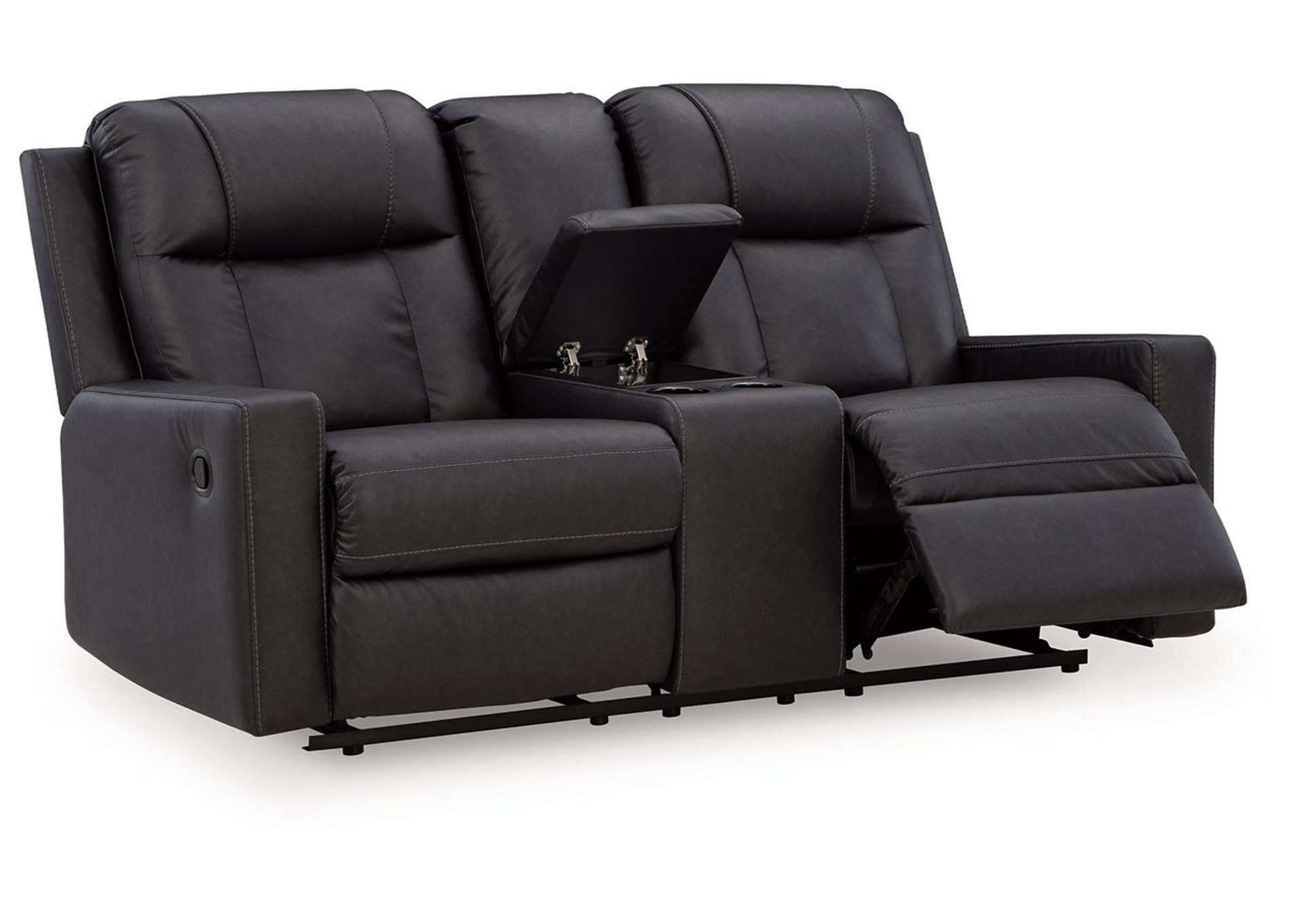 Mackmenville Reclining Loveseat with Console image 4