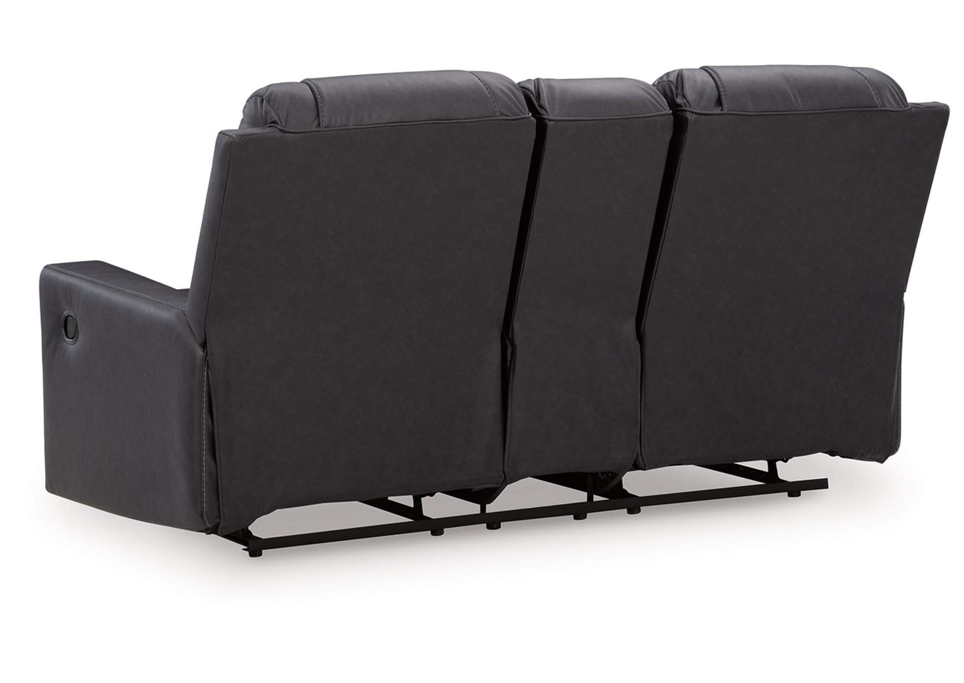 Mackmenville Reclining Loveseat with Console image 5