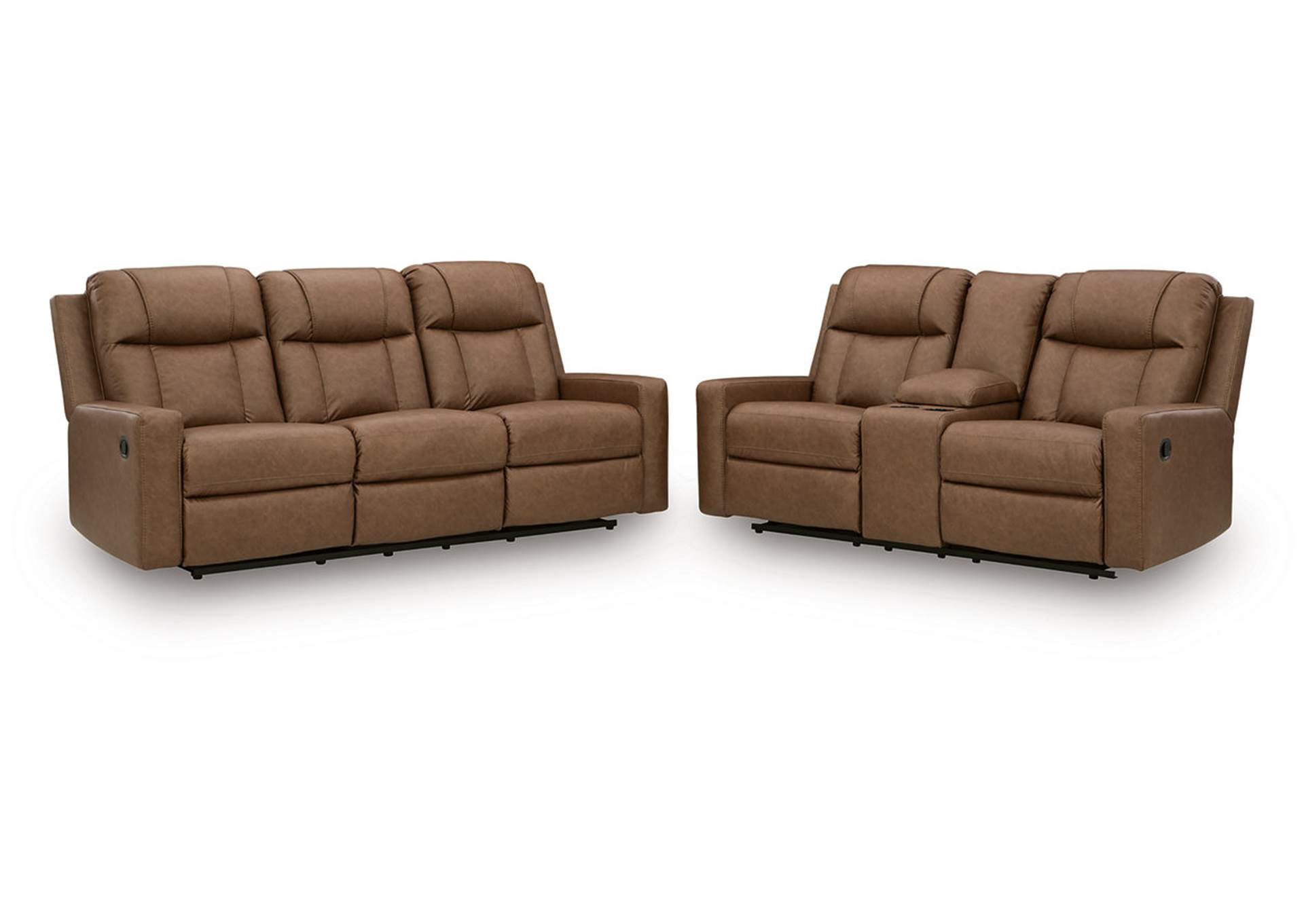 Mackmenville Reclining Sofa and Reclining Loveseat with Console image 1