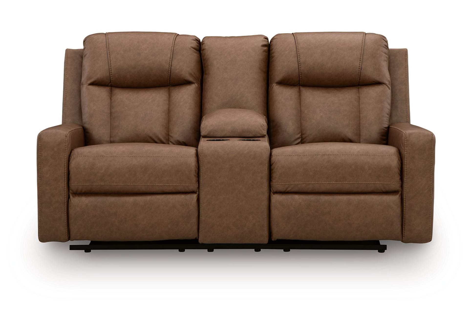 Mackmenville Reclining Loveseat with Console image 1