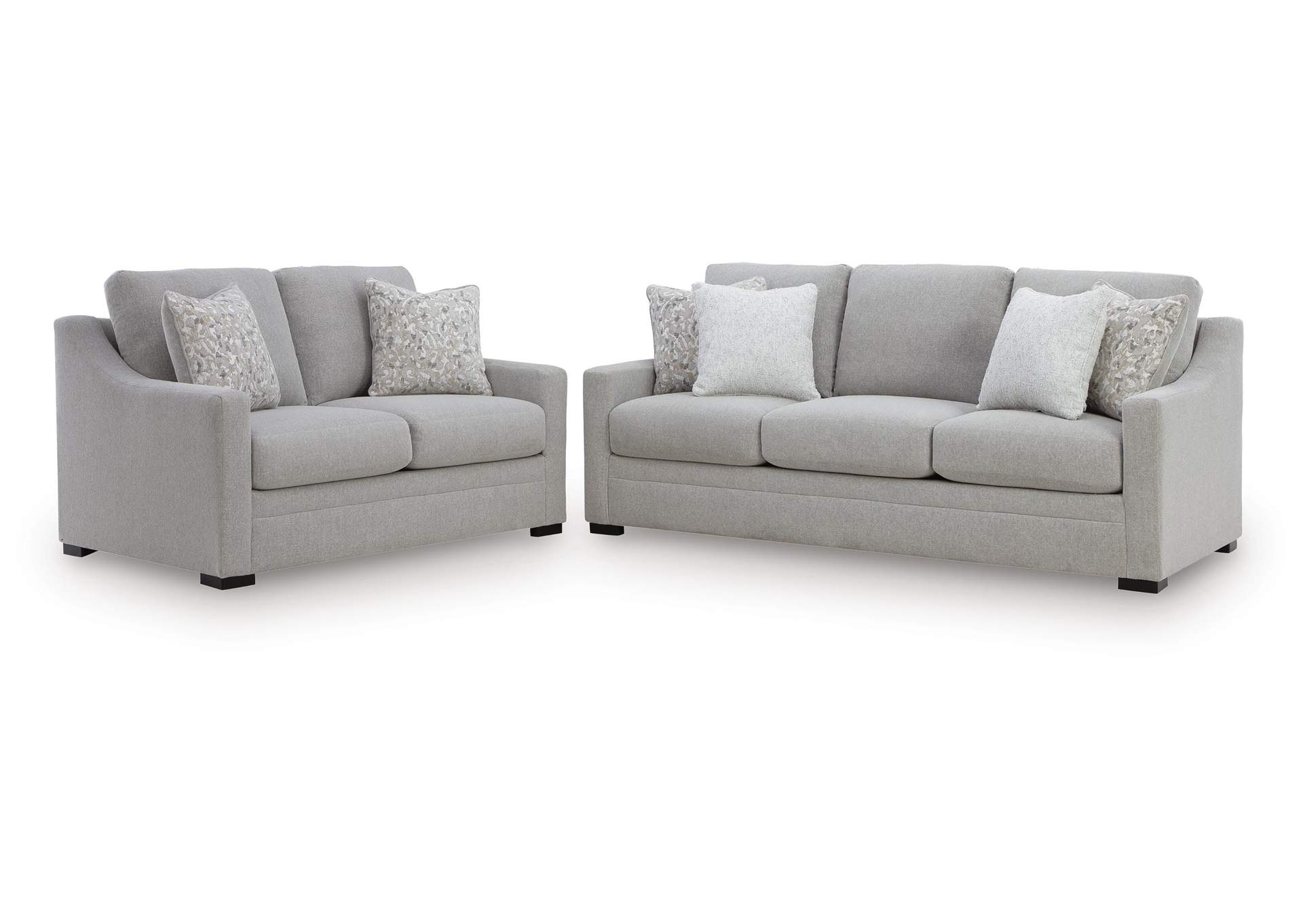 Ivory Brook Next-Gen Nuvella™ Performance Fabric Sofa and Loveseat image 1