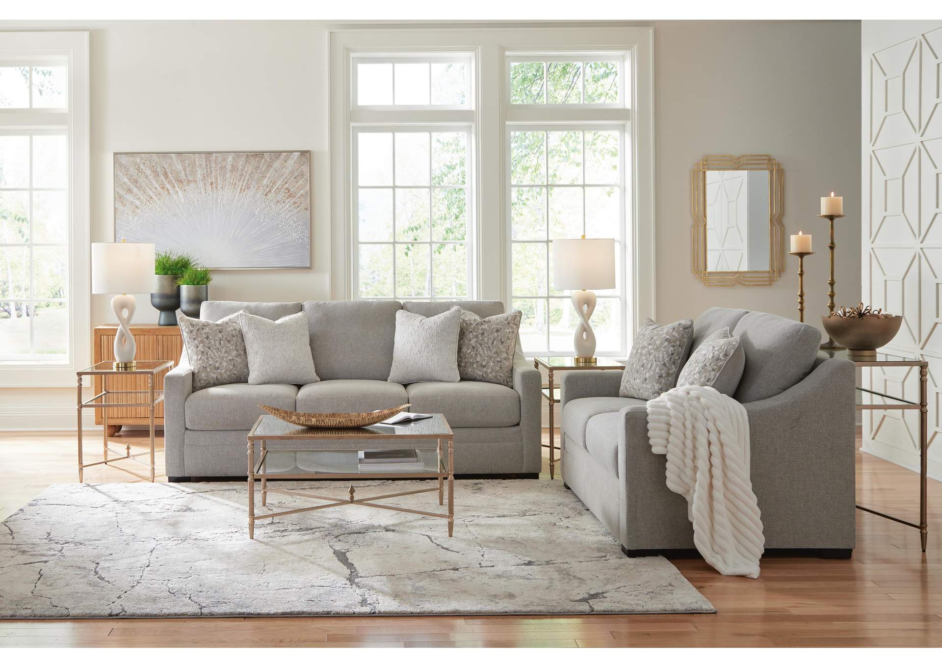 Ivory Brook Loveseat image 5
