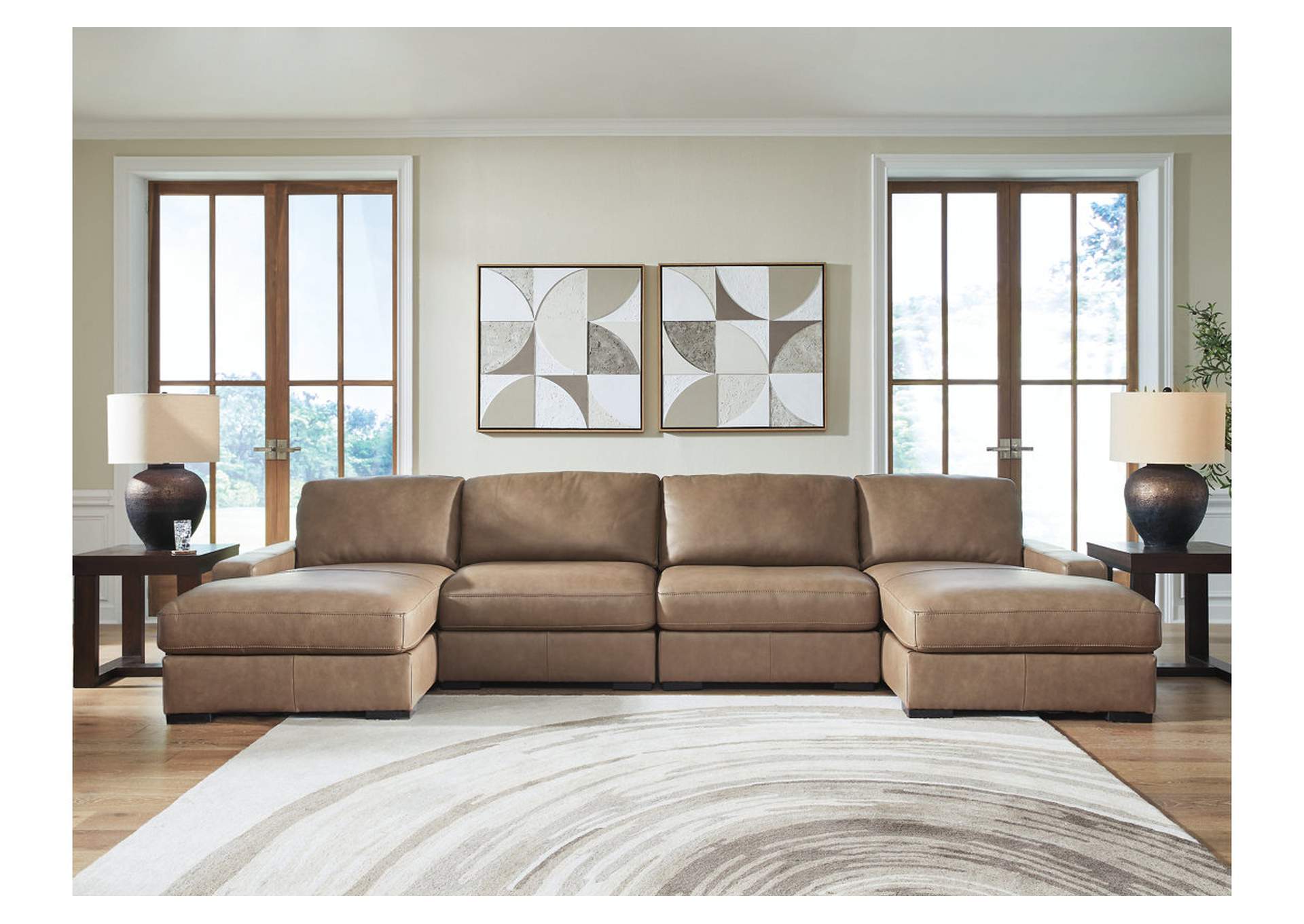Veronella 4-Piece Double Chaise Sectional image 1