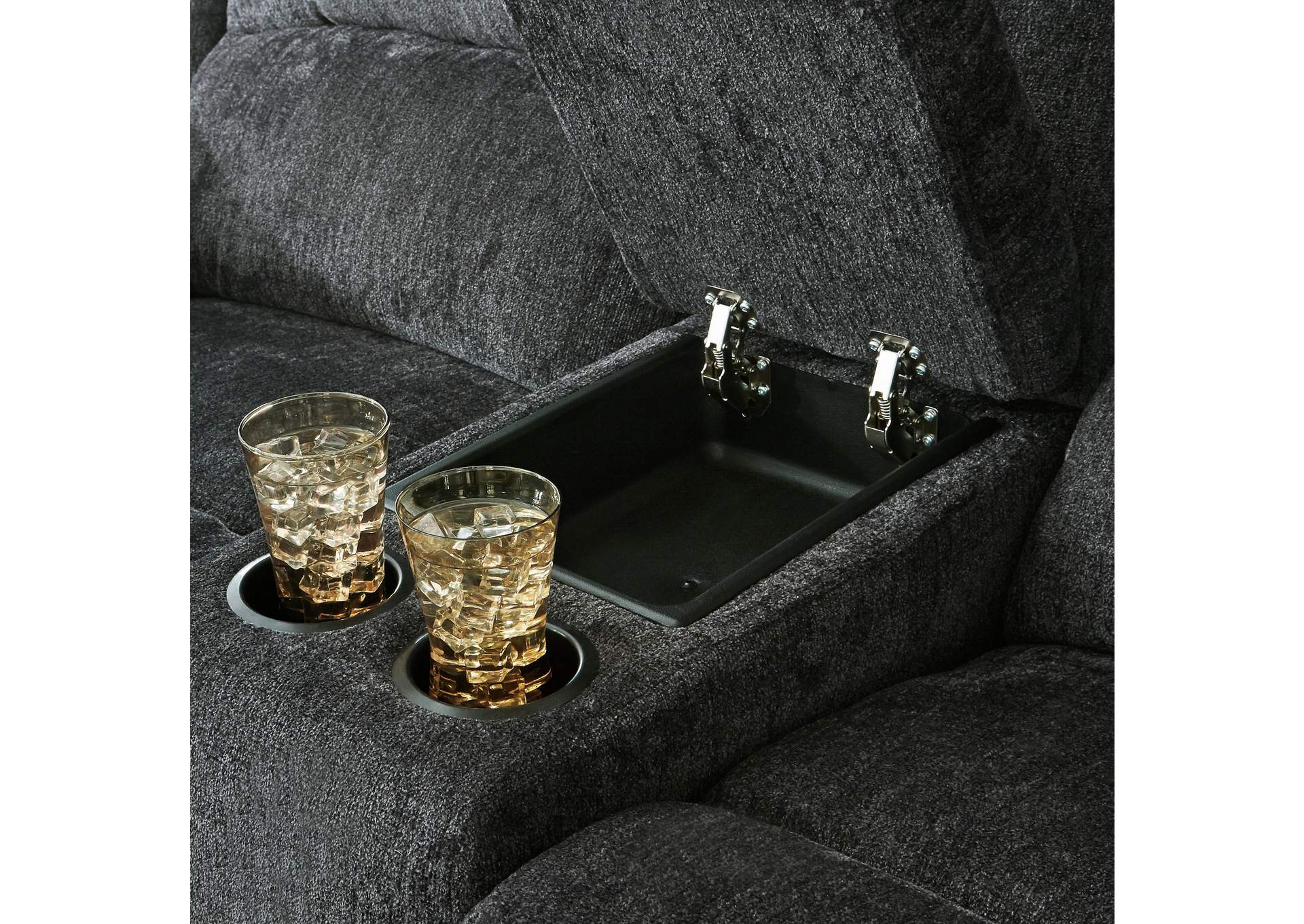 Draycoll Reclining Loveseat with Console image 10