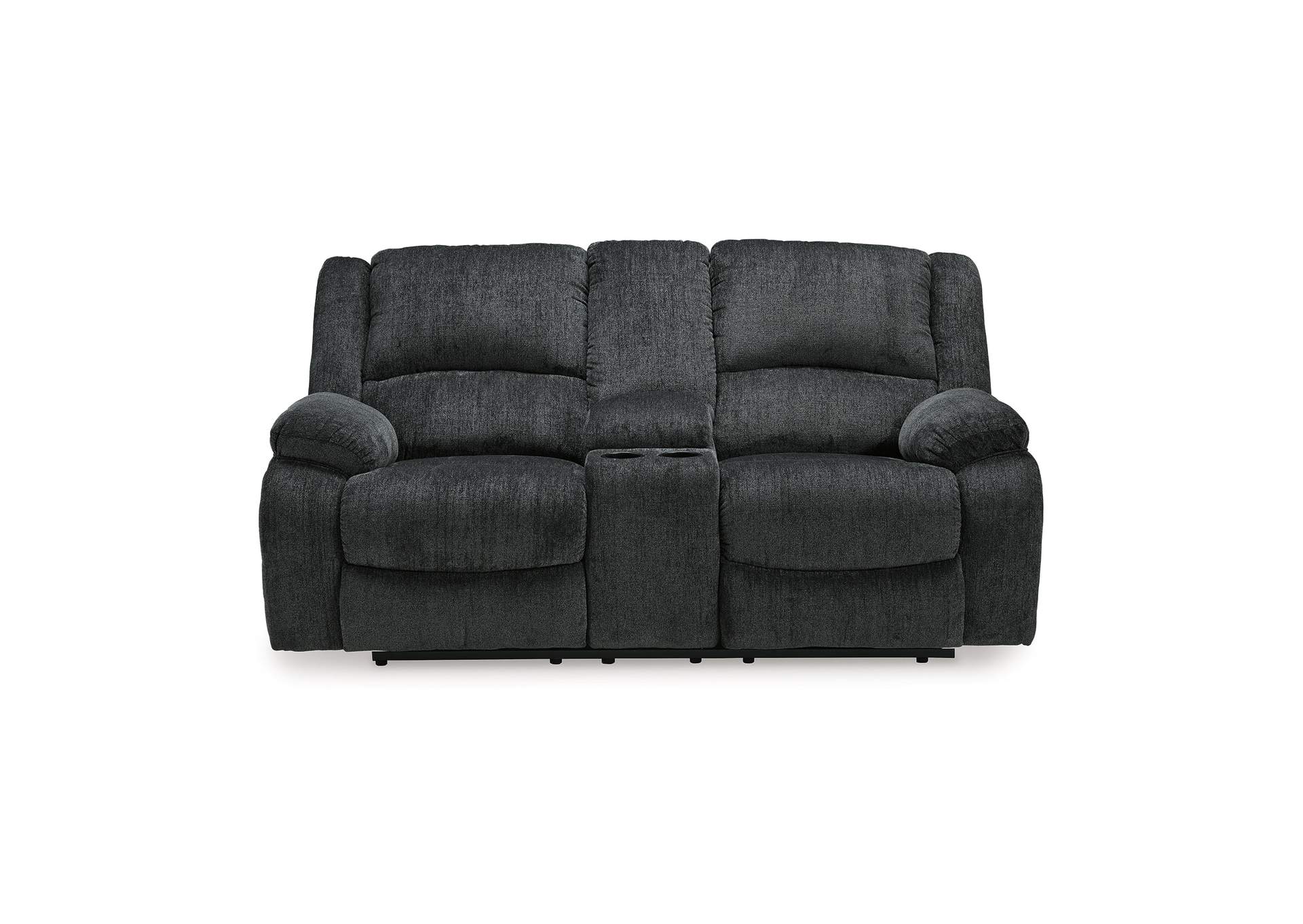 Draycoll Reclining Loveseat with Console image 3