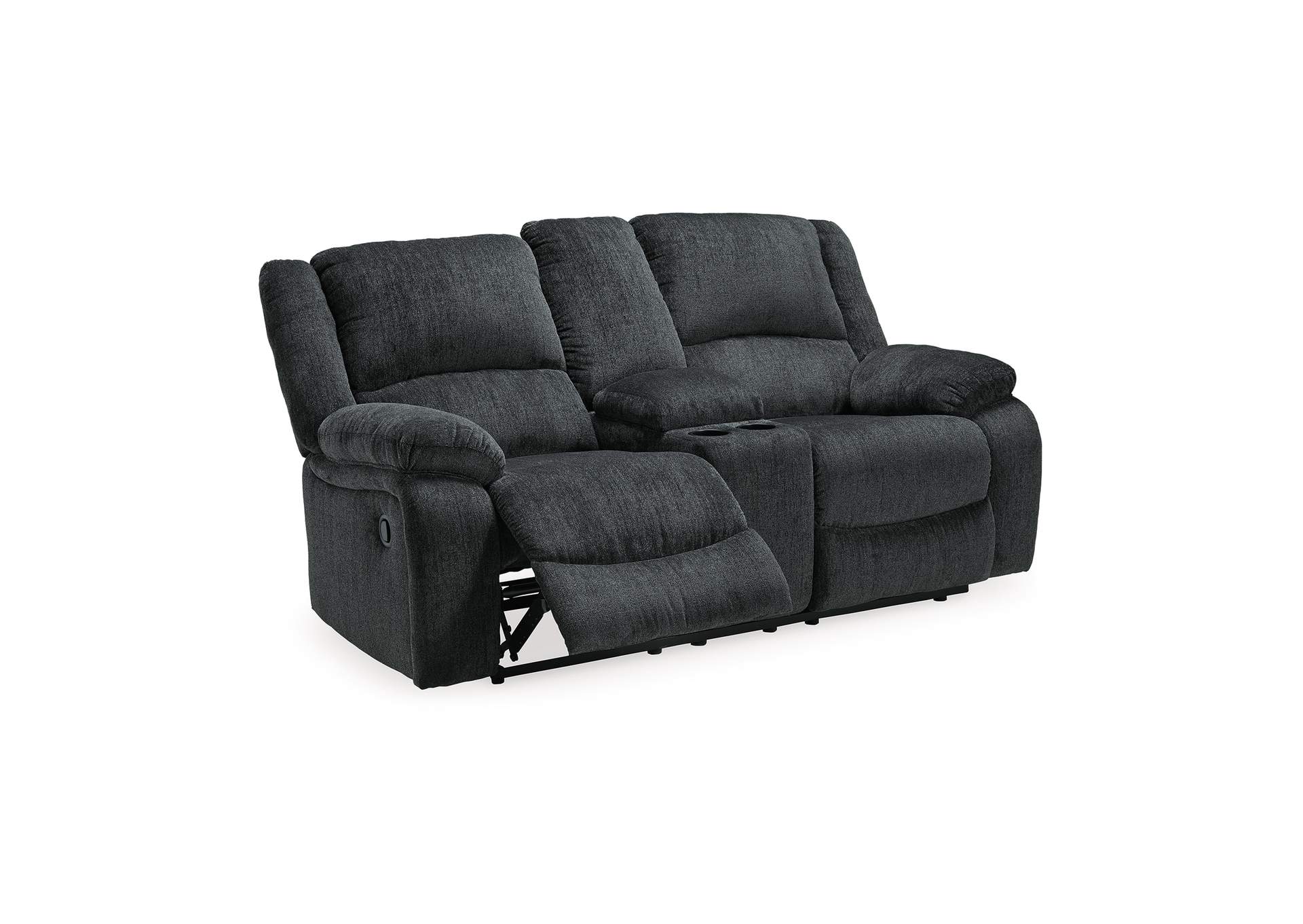 Draycoll Reclining Loveseat with Console image 7